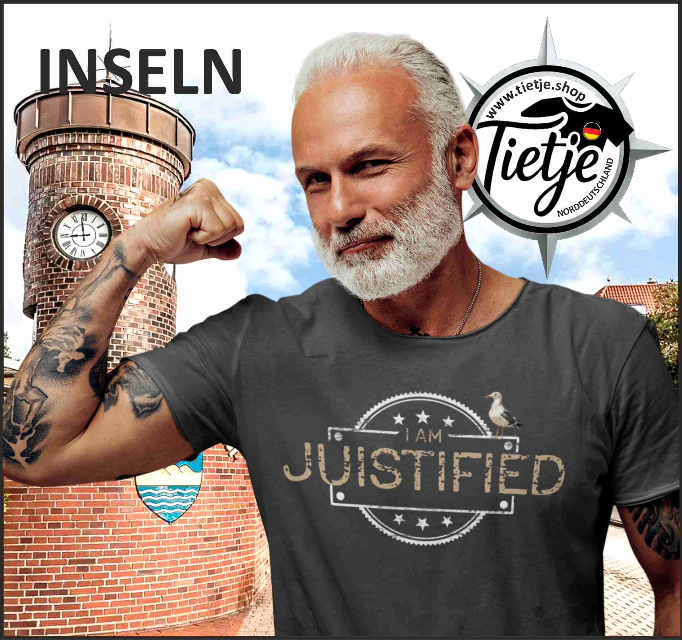 INSELN - JUISTIFIED  - Herren Shirt