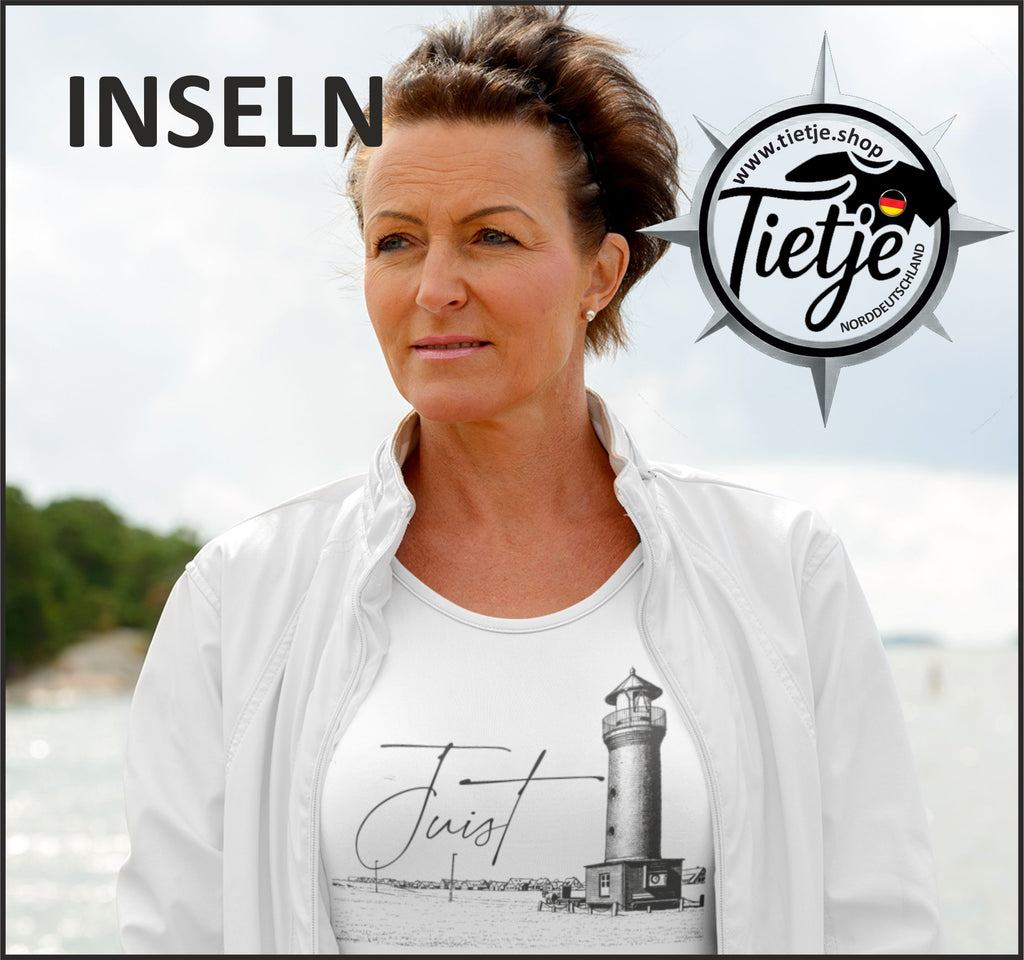 INSELN - JUIST - Memmertfeuer  - Damen Premiumshirt