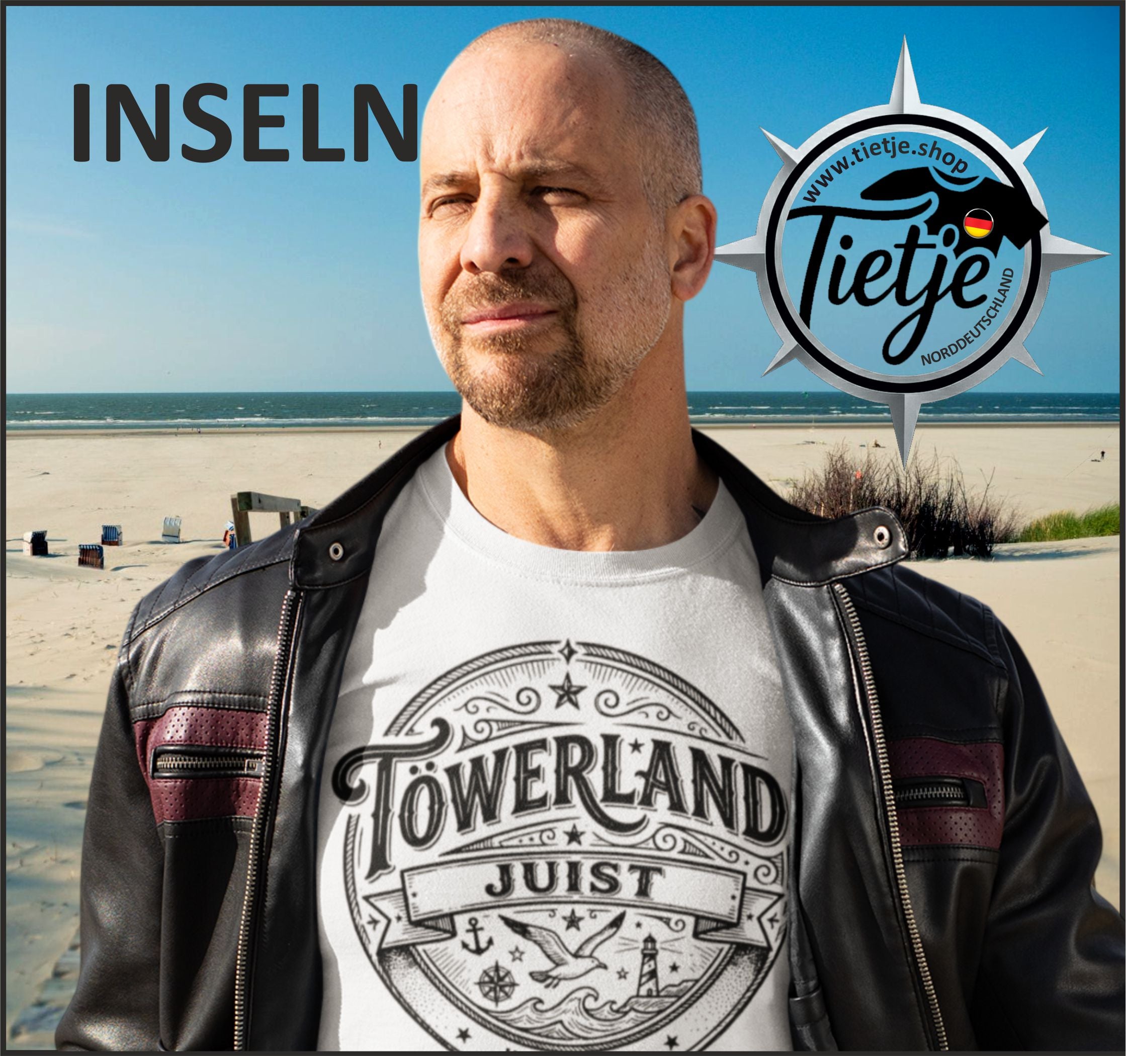 INSELN - JUIST - TÖWERLAND  - Herren Shirt
