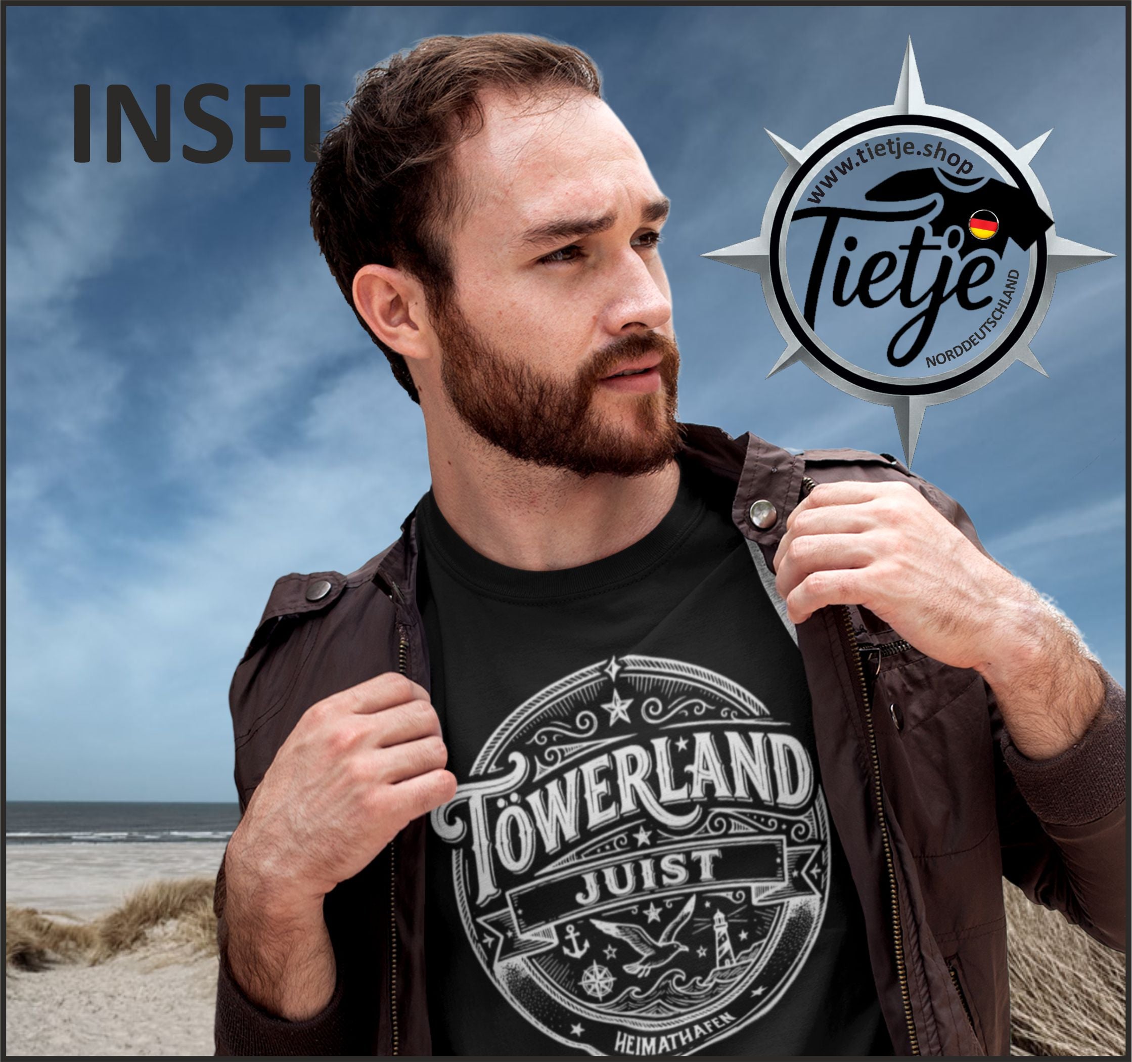 INSELN - JUIST - TÖWERLAND  - Herren Shirt