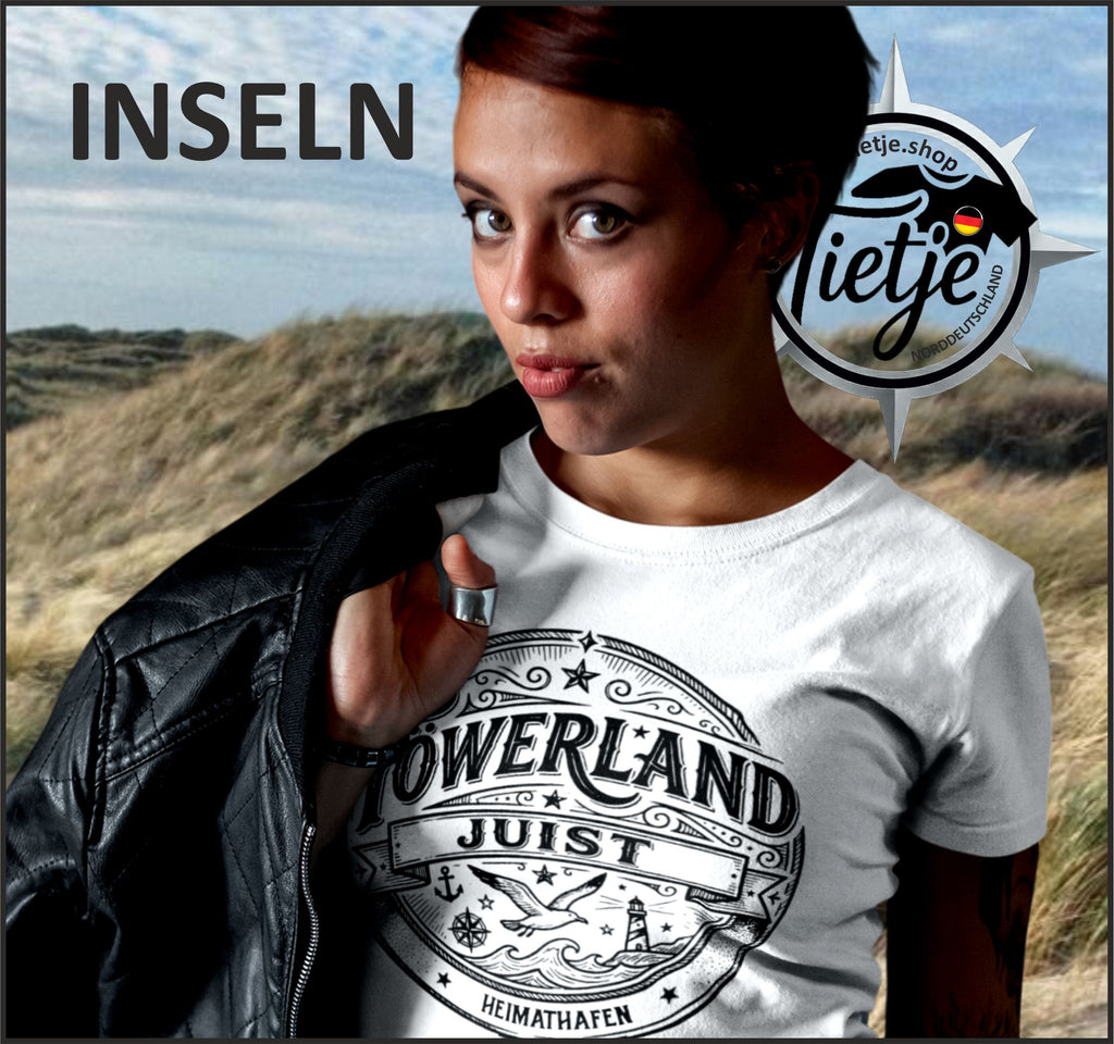 INSELN - JUIST - TÖWERLAND  - Damen Premiumshirt