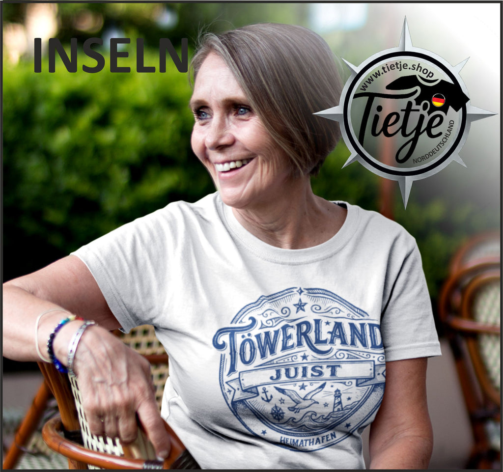 INSELN - JUIST - TÖWERLAND  - Damen Premiumshirt