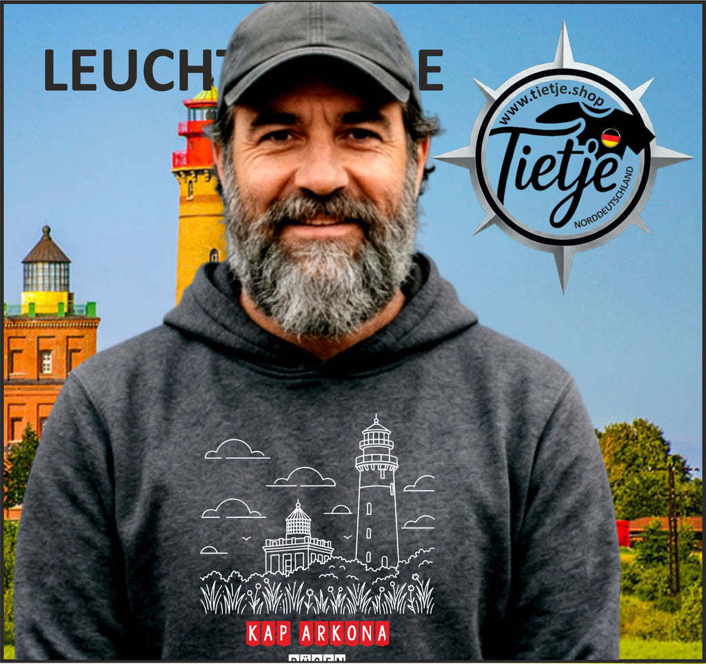 MECKLENBURG-VORPOMMERN - LEUCHTTÜRME - KAP ARKONA Rügen  - Unisex Kapuzenpullover Hoodie