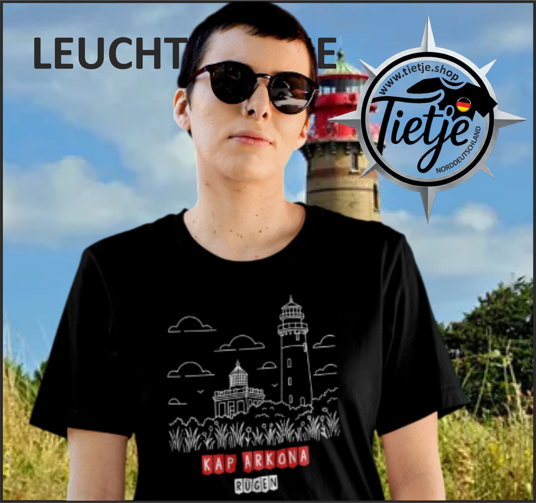 MECKLENBURG-VORPOMMERN - LEUCHTTÜRME - KAP ARKONA Rügen  - Damen Premiumshirt