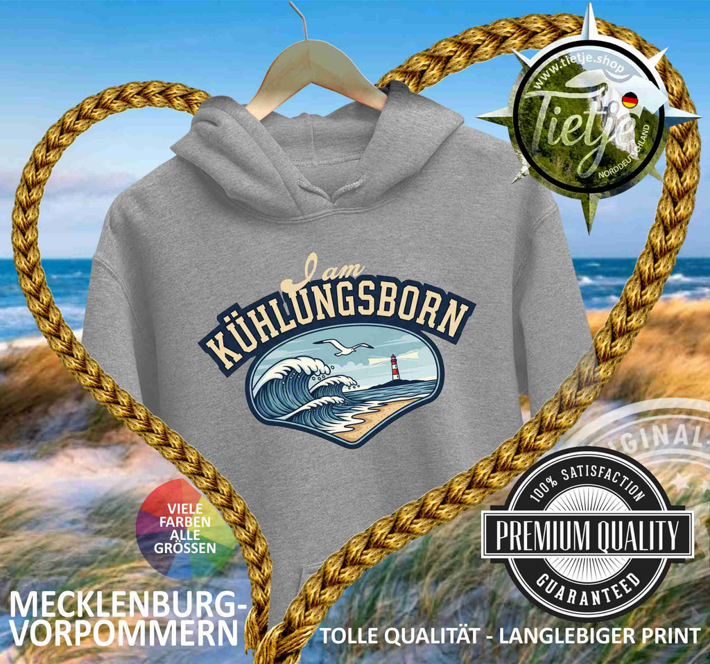 MECKLENBURG-VORPOMMERN - URLAUBSORTE - I AM KÜHLUNGSBORN  - Unisex Kapuzenpullover Hoodie