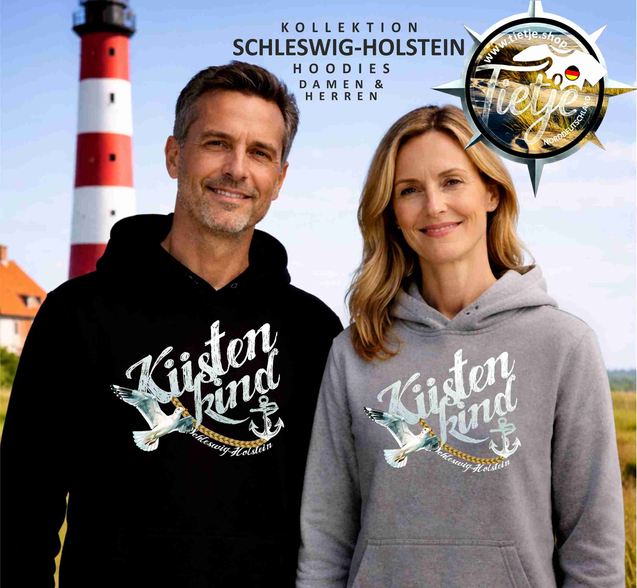 SCHLESWIG-HOLSTEIN - KÜSTENKIND  - Unisex Kapuzenpullover Hoodie