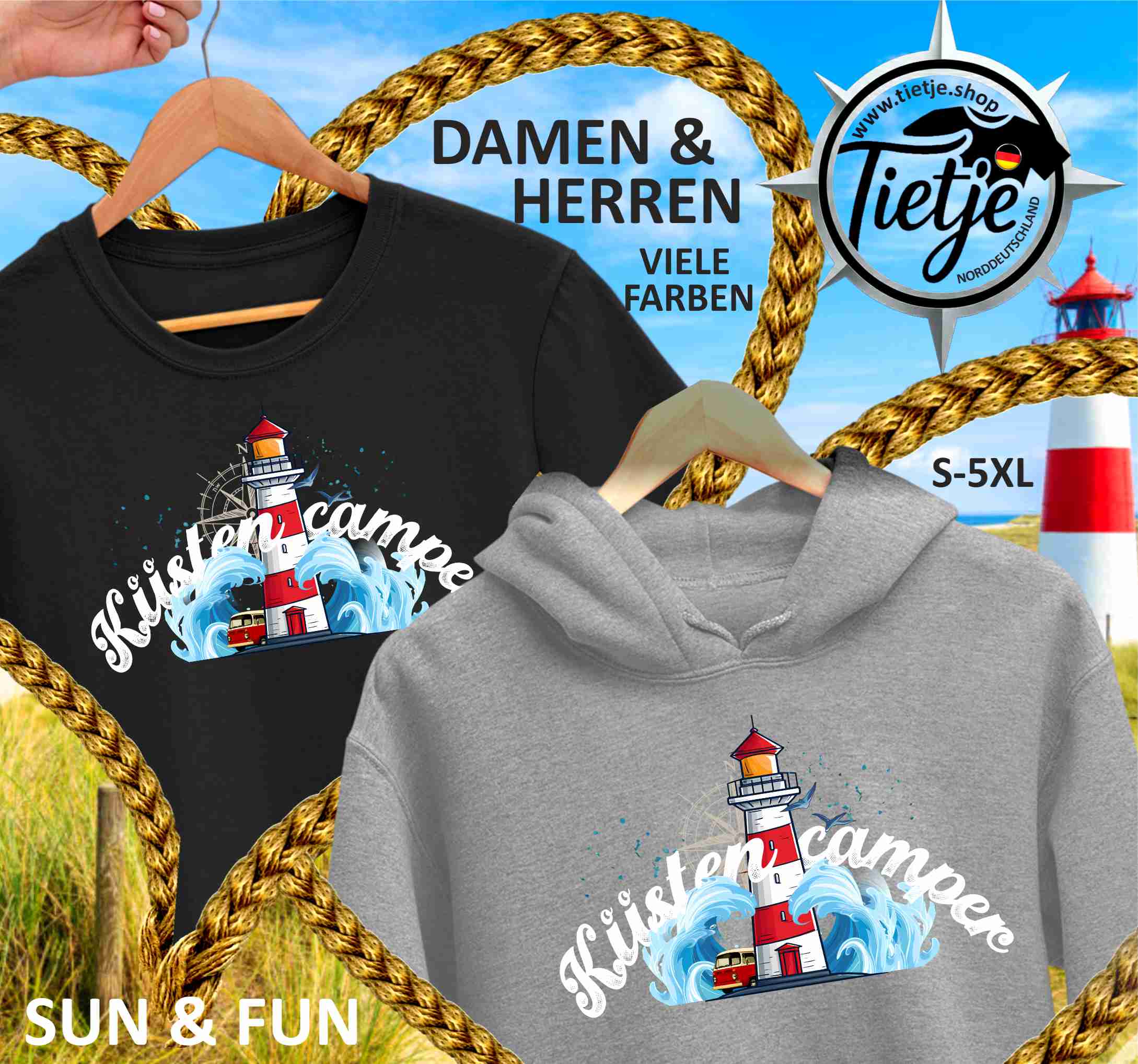 FUN & SUN - KÜSTENcamper  - Herren Shirt