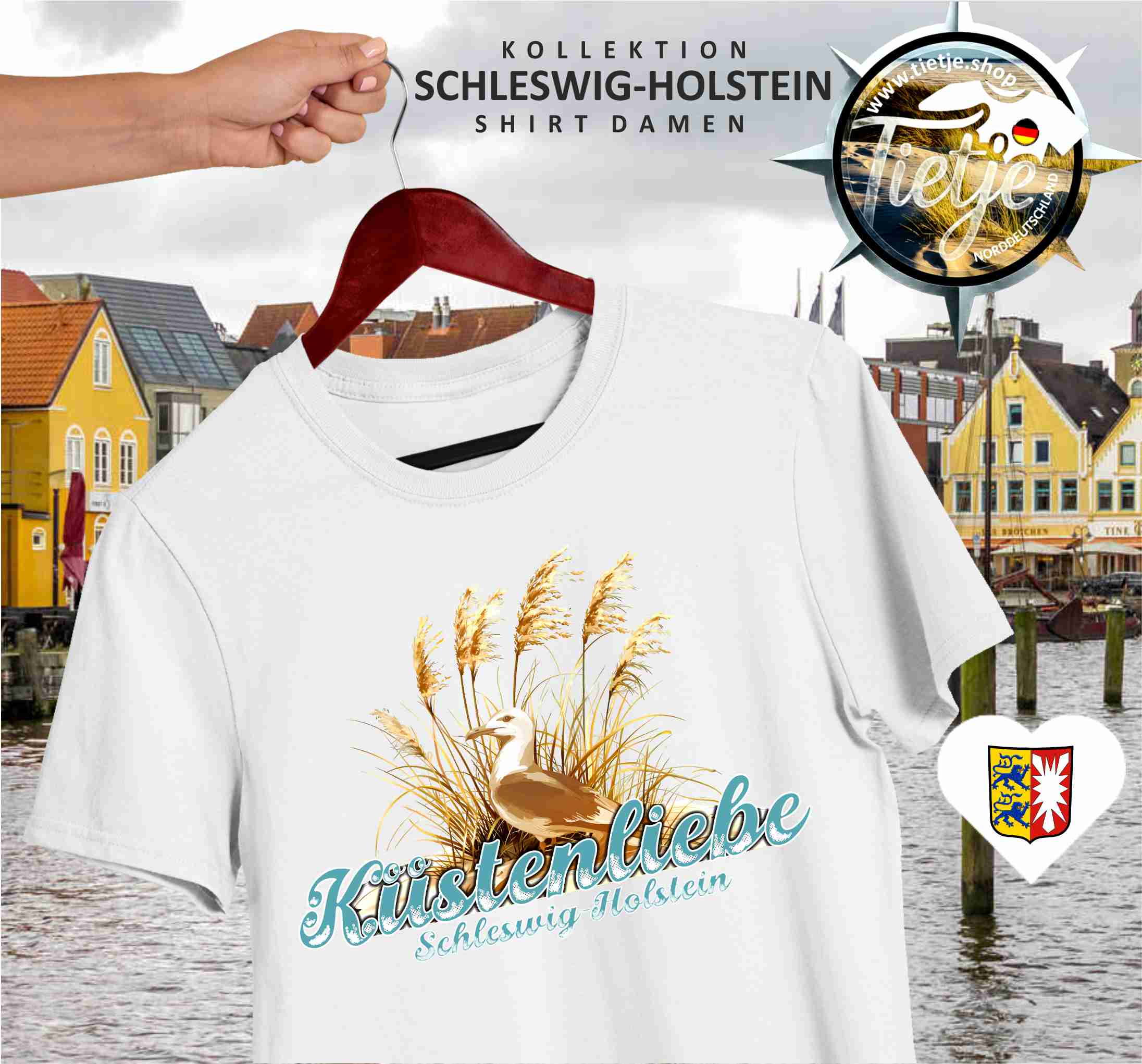 SCHLESWIG-HOLSTEIN - KÜSTENLIEBE  - Herren Shirt