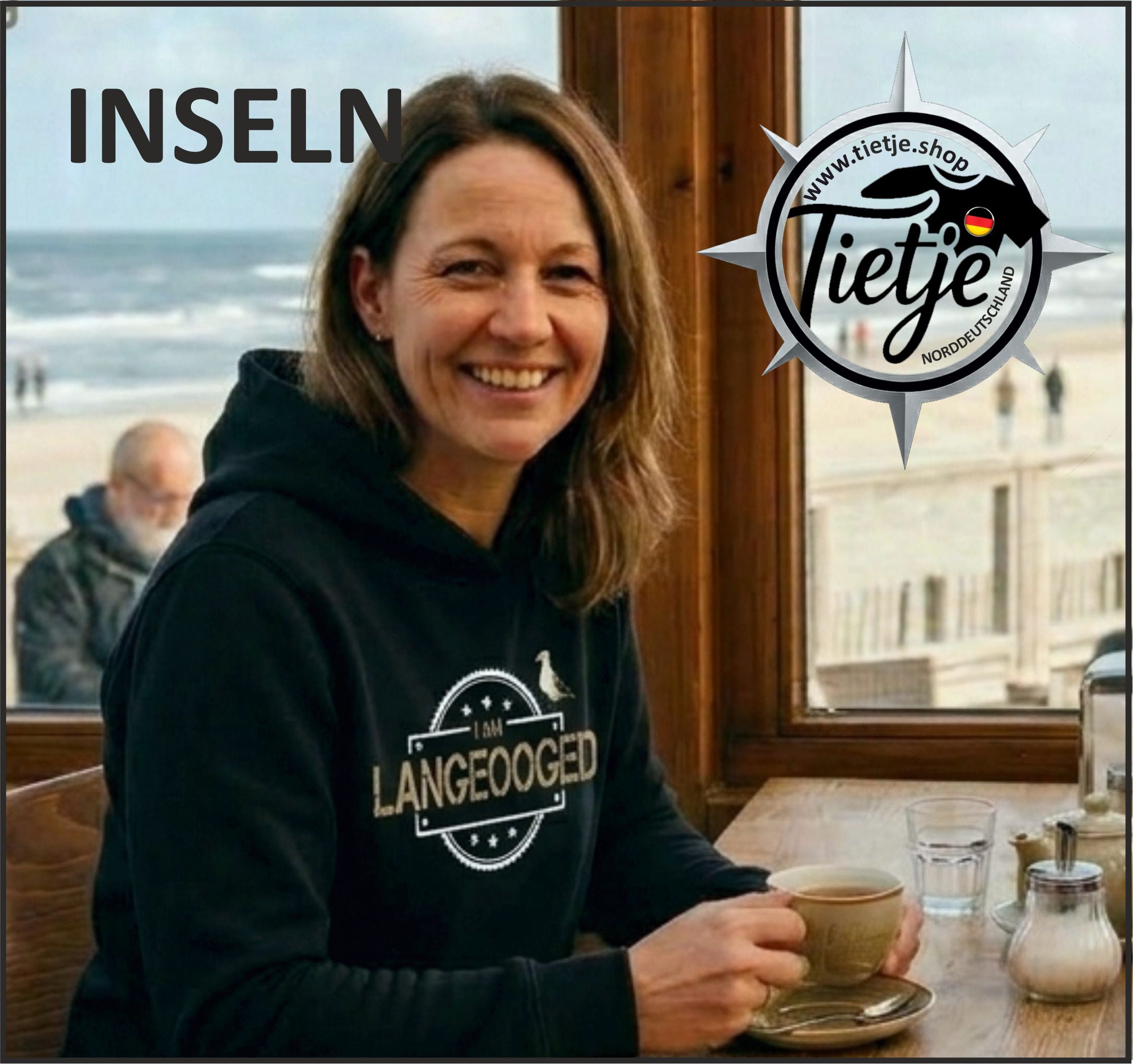 INSELN - LANGEOOGED  - Unisex Kapuzenpullover Hoodie