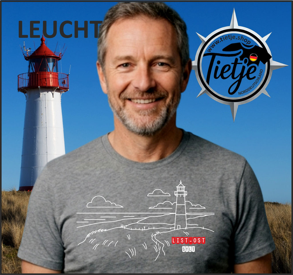 SCHLESWIG-HOLSTEIN - LEUCHTTÜRME - LIST-OST Sylt  - Herren Shirt