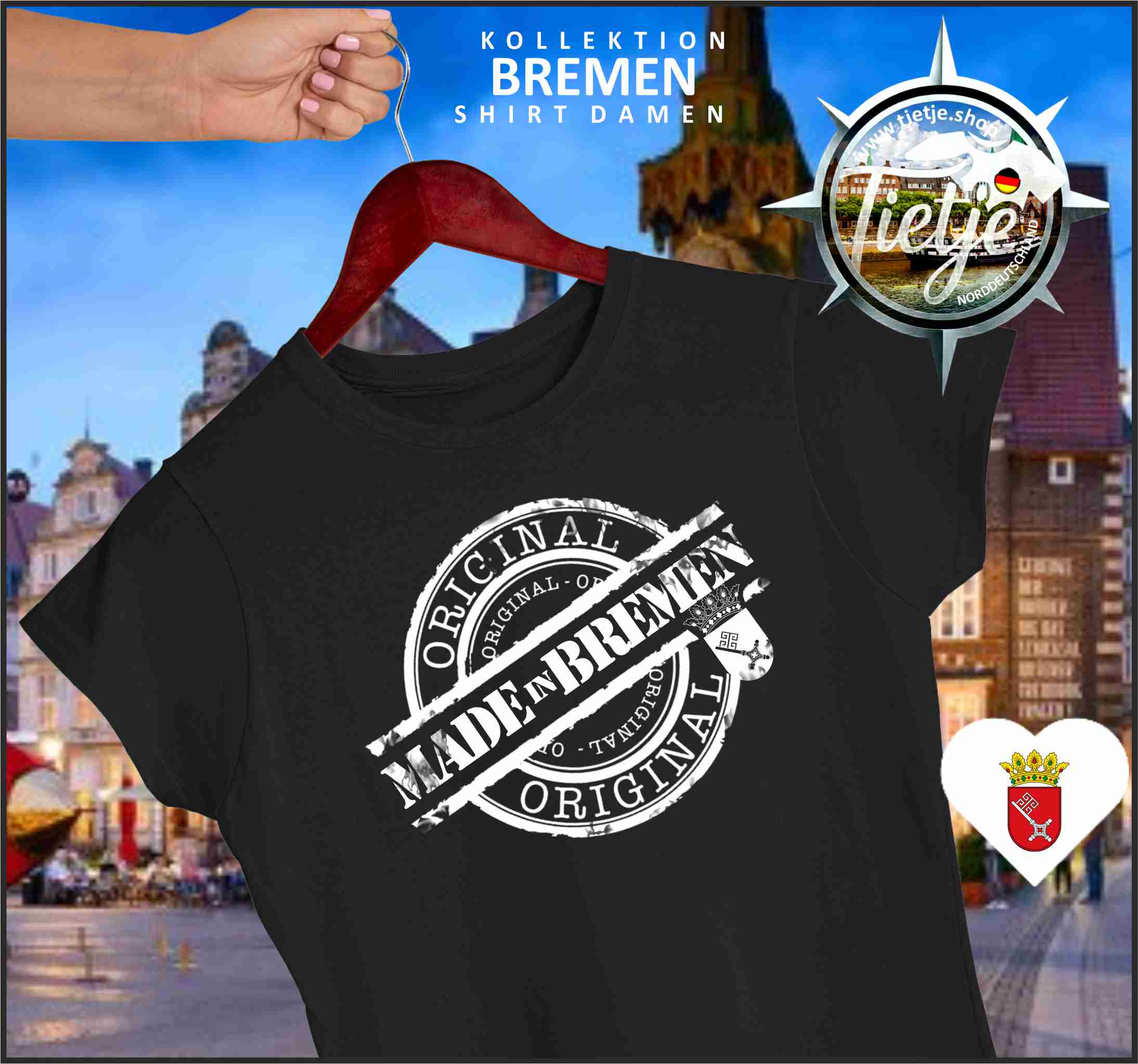 BREMEN - MADE in BREMEN  - Damen Premiumshirt