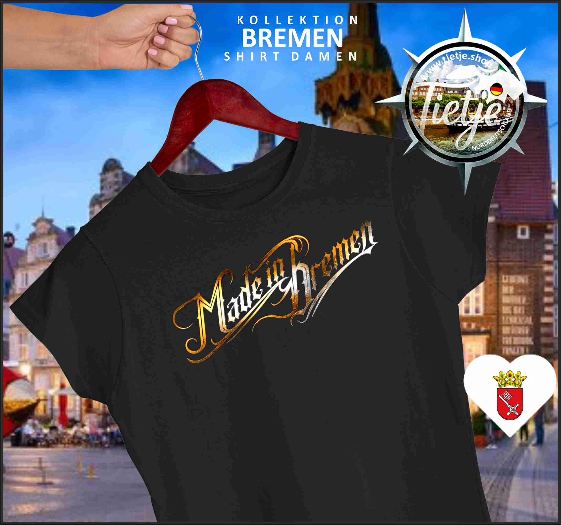 BREMEN - MADE in BREMEN  - Damen Premiumshirt