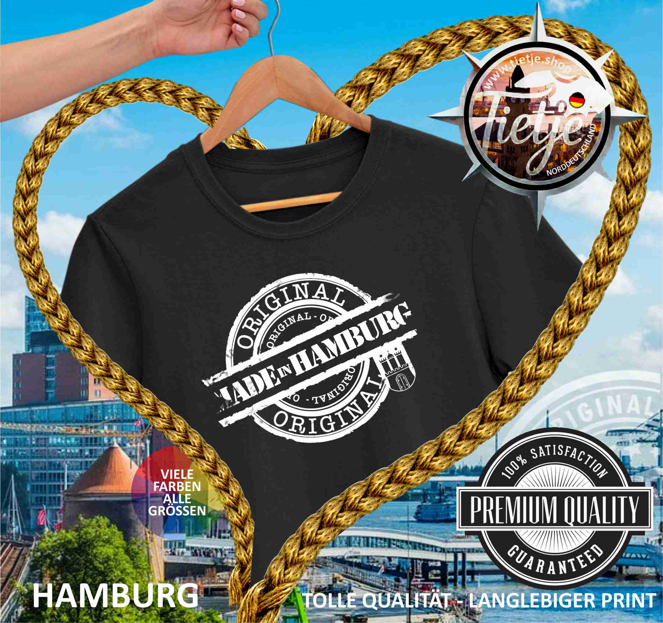 HAMBURG - MADE in HAMBURG  - Damen Premiumshirt