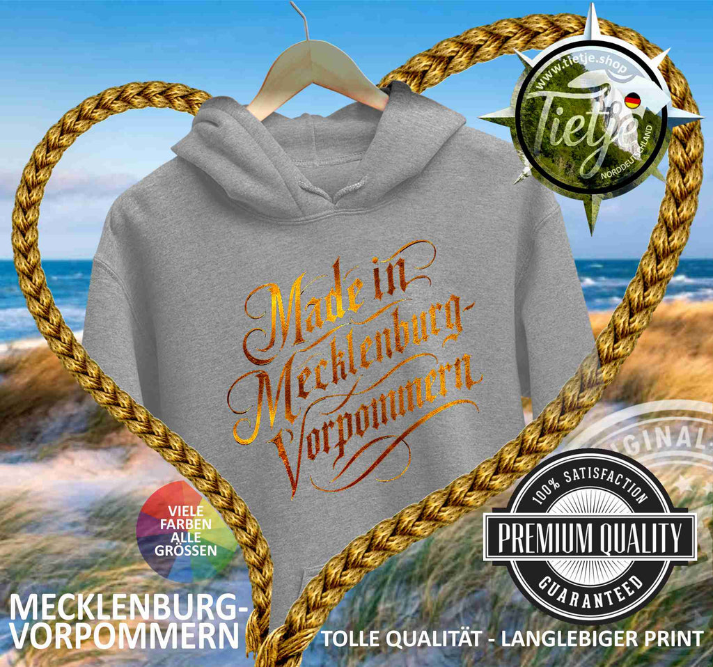 MECKLENBURG-VORPOMMERN - MADE IN MECKLENBURG - VORPOMMERN  - Unisex Kapuzenpullover Hoodie