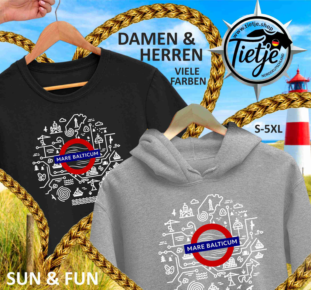 FUN & SUN - MARE BALTICUM  - Damen Premiumshirt