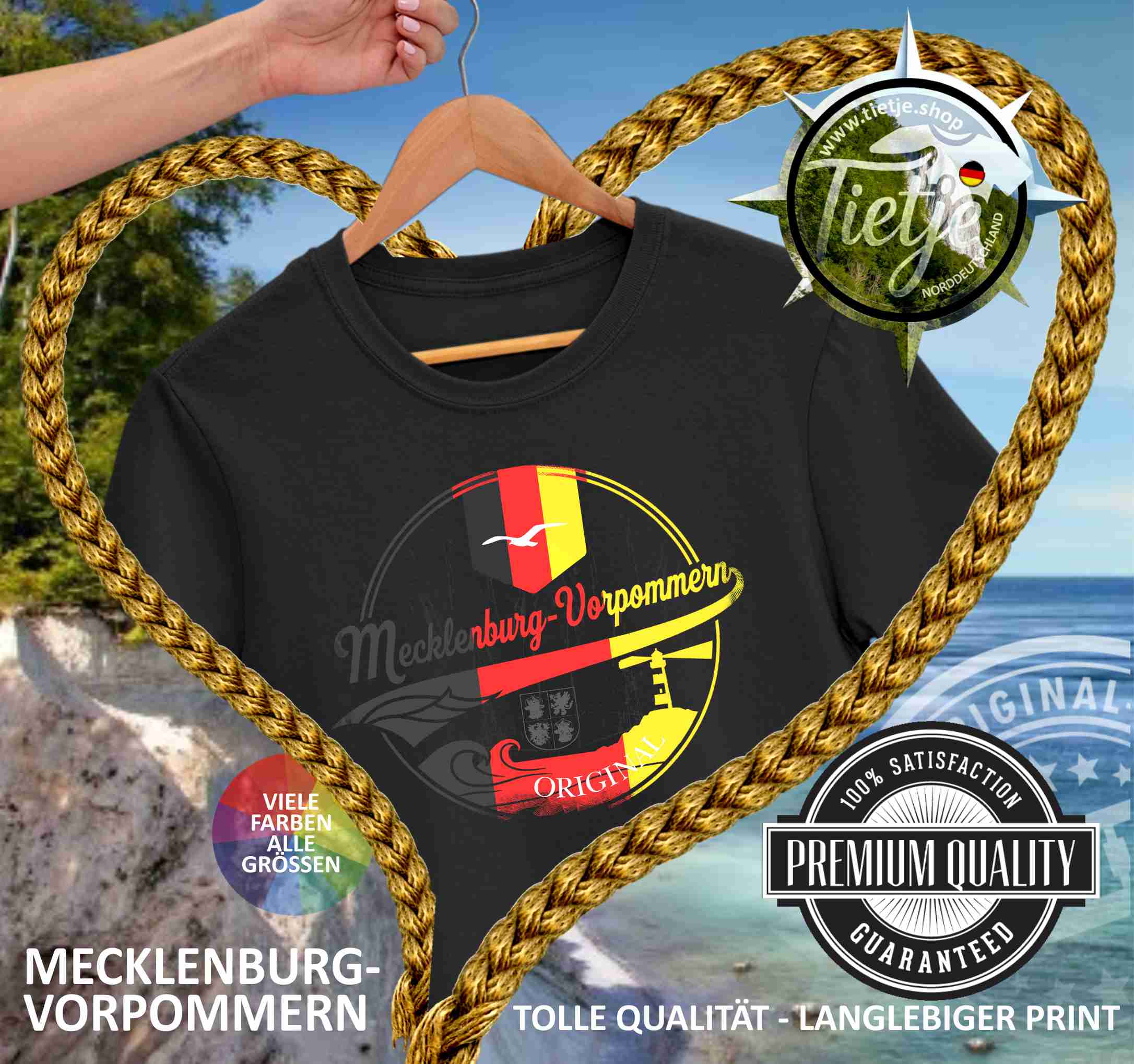 MECKLENBURG-VORPOMMERN - CRUSHED  - Herren Shirt