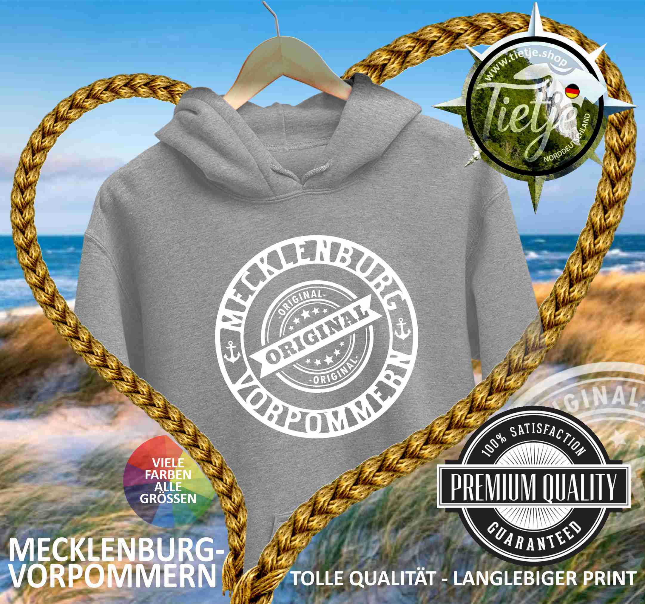 MECKLENBURG-VORPOMMERN - ORIGINAL  - Unisex Kapuzenpullover Hoodie