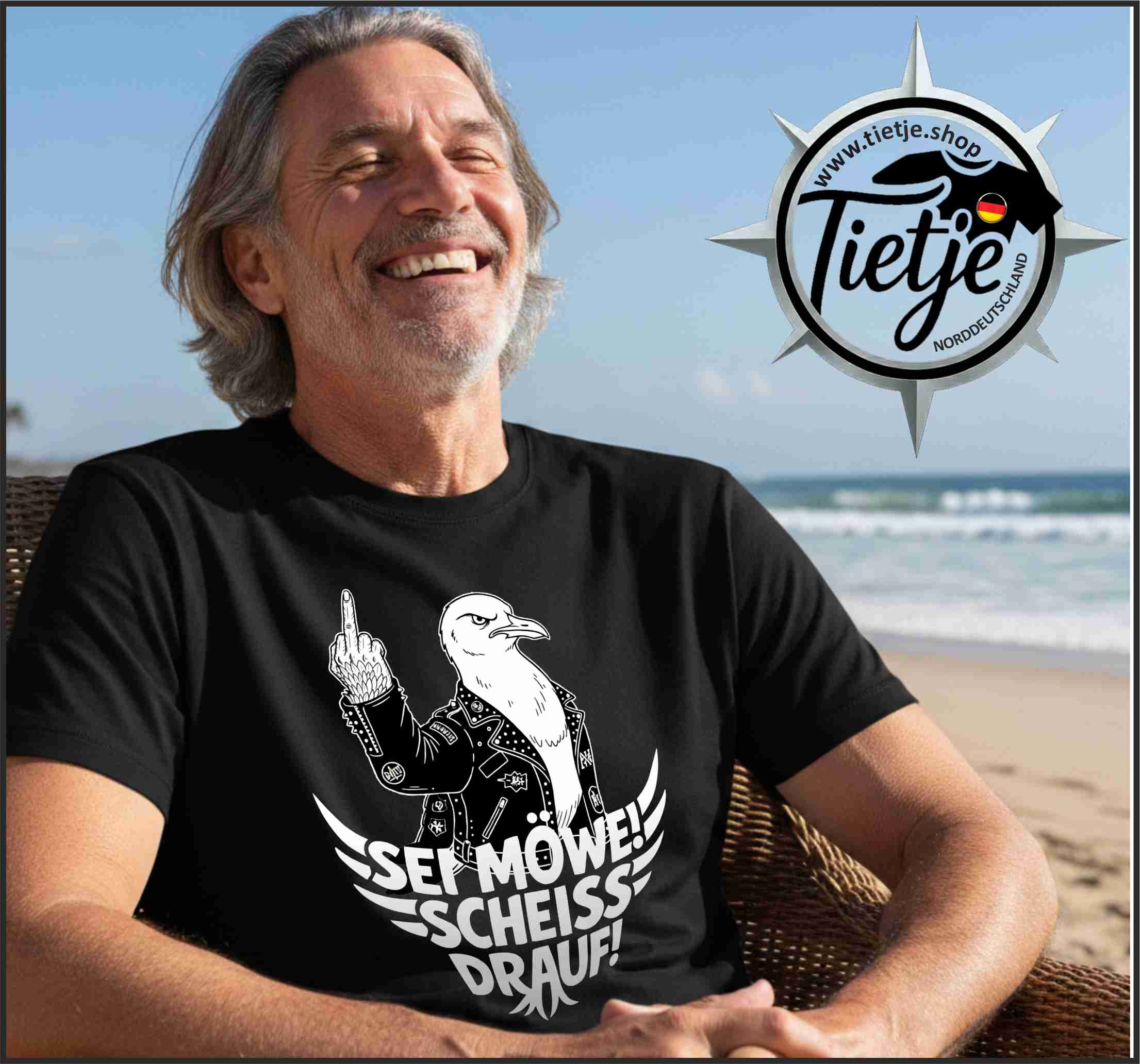 FUN & SUN - SEI MÖWE SCHEI** DRAUF  - Herren Shirt