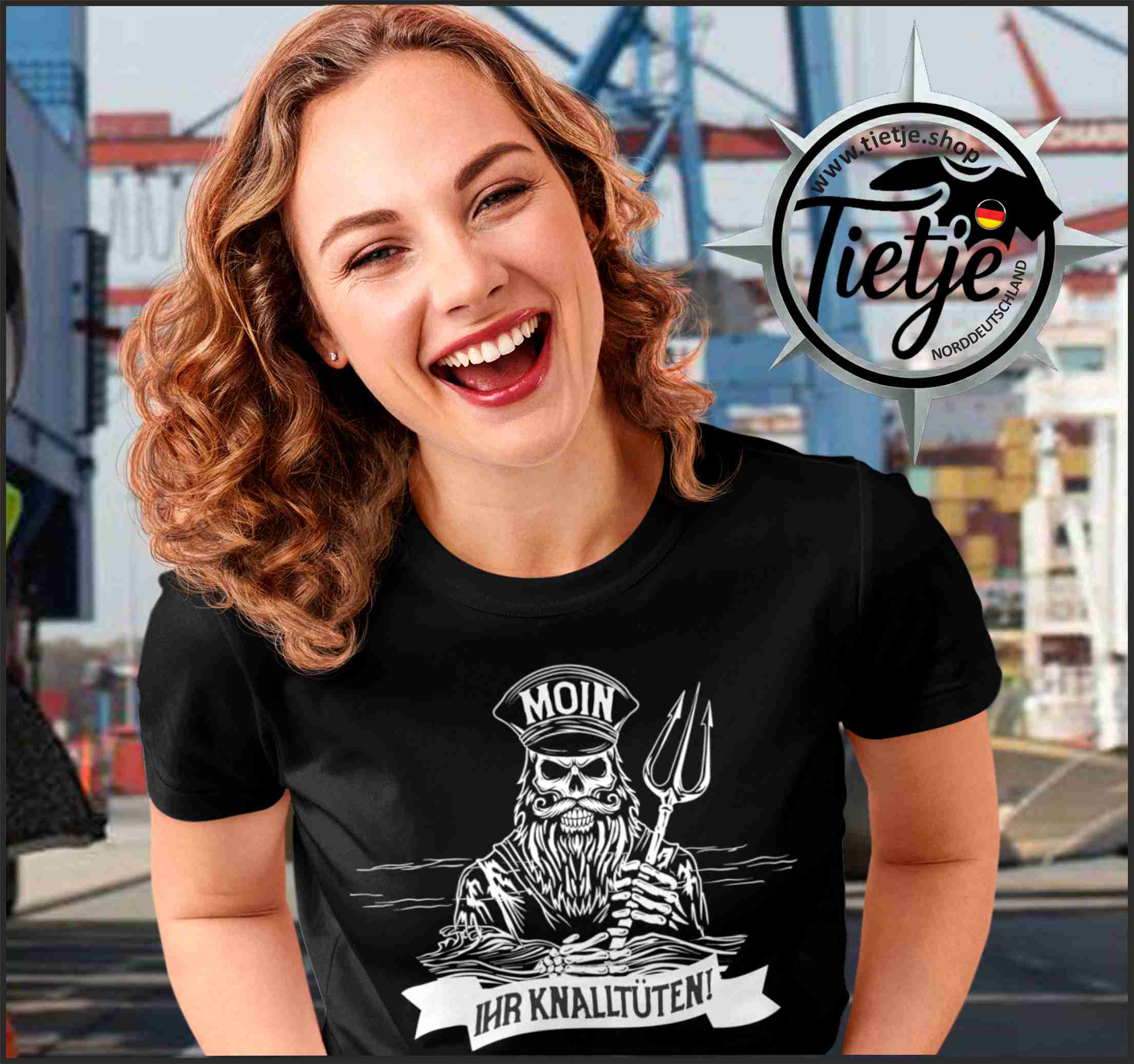 FUN & SUN - MOIN ihr KNALLTÜTEN  - Damen Premiumshirt