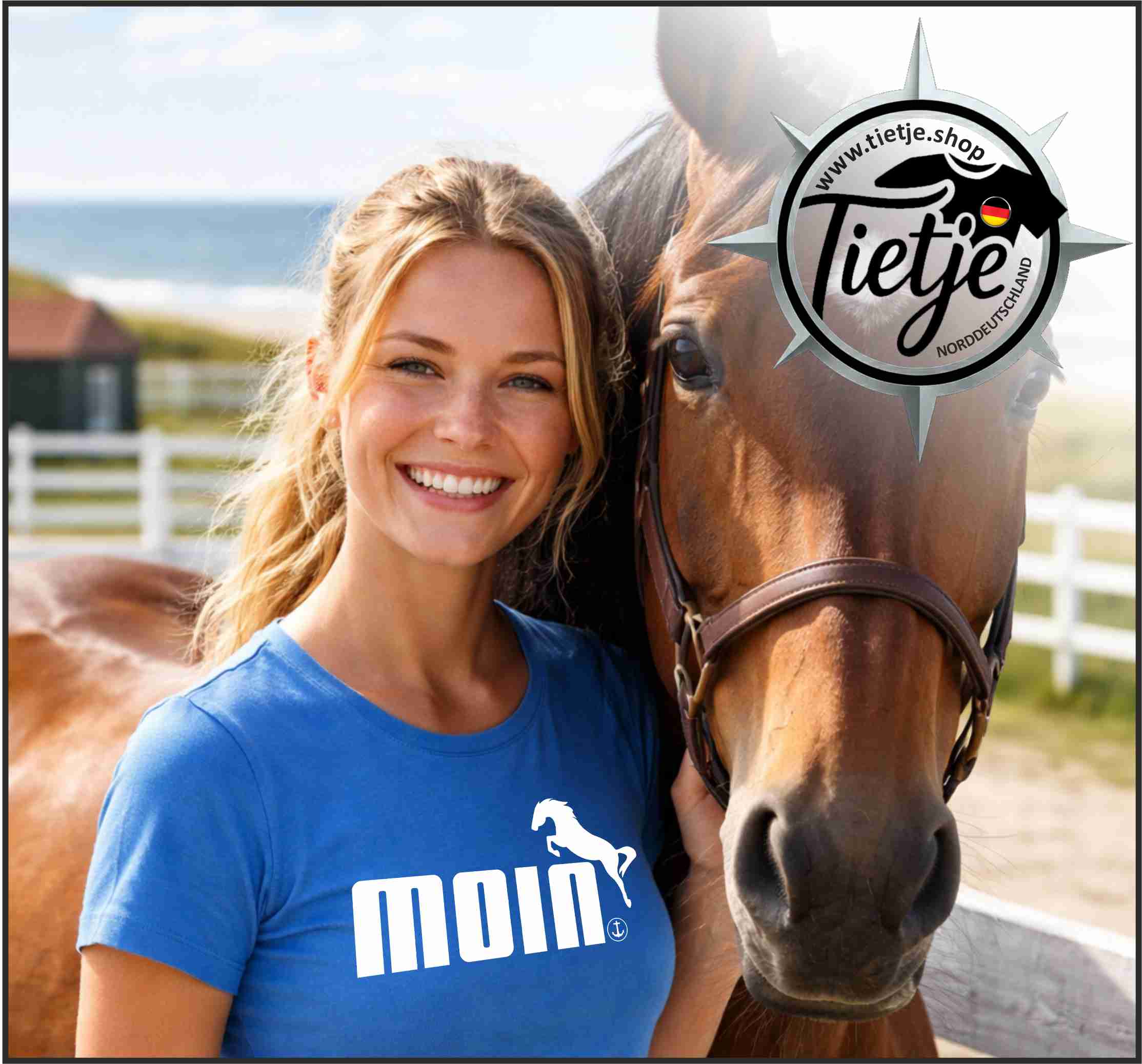 FUN & SUN - MOIN  - Damen Premiumshirt