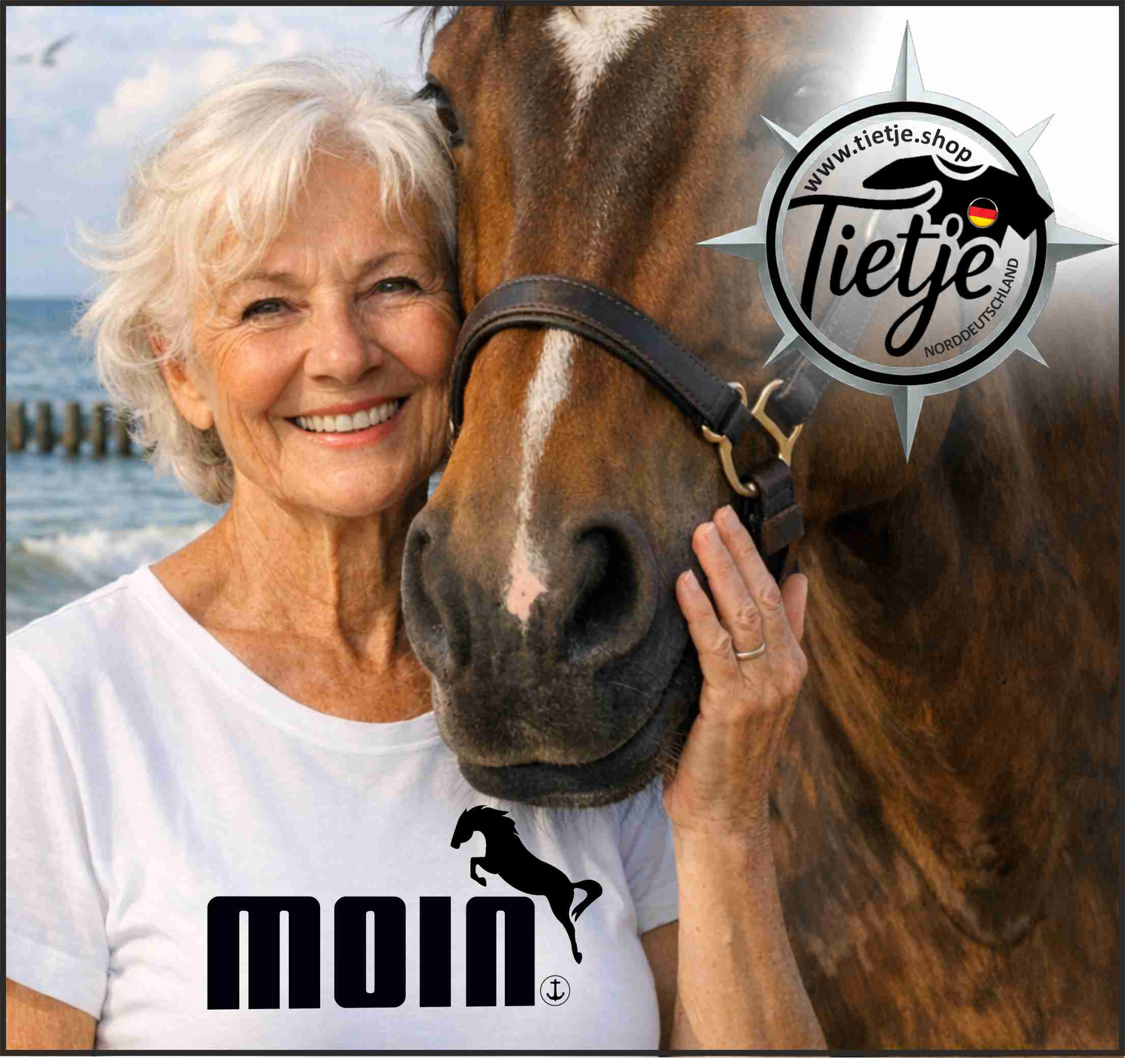 FUN & SUN - MOIN  - Damen Premiumshirt