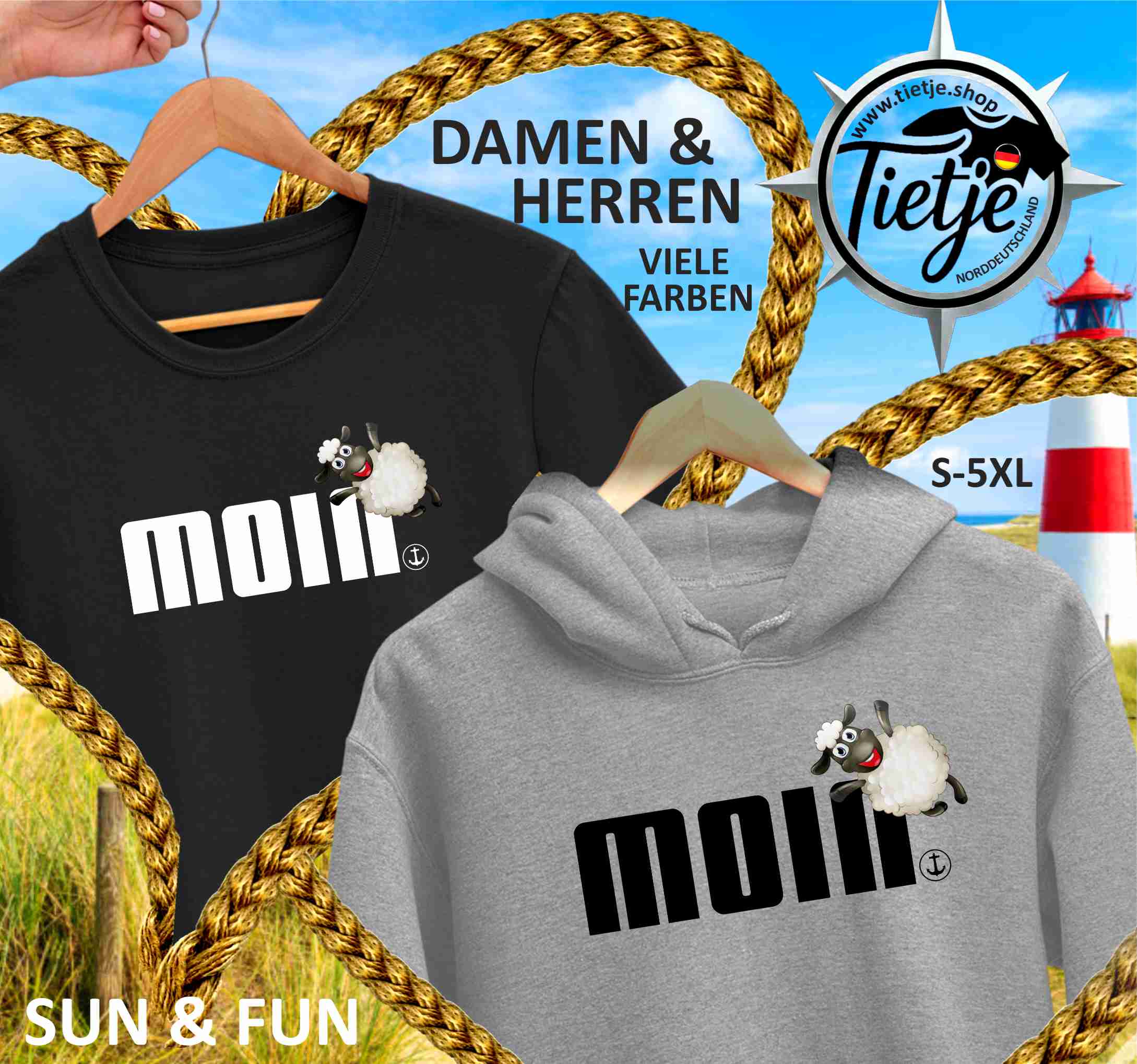 FUN & SUN - MOIN  - Herren Shirt