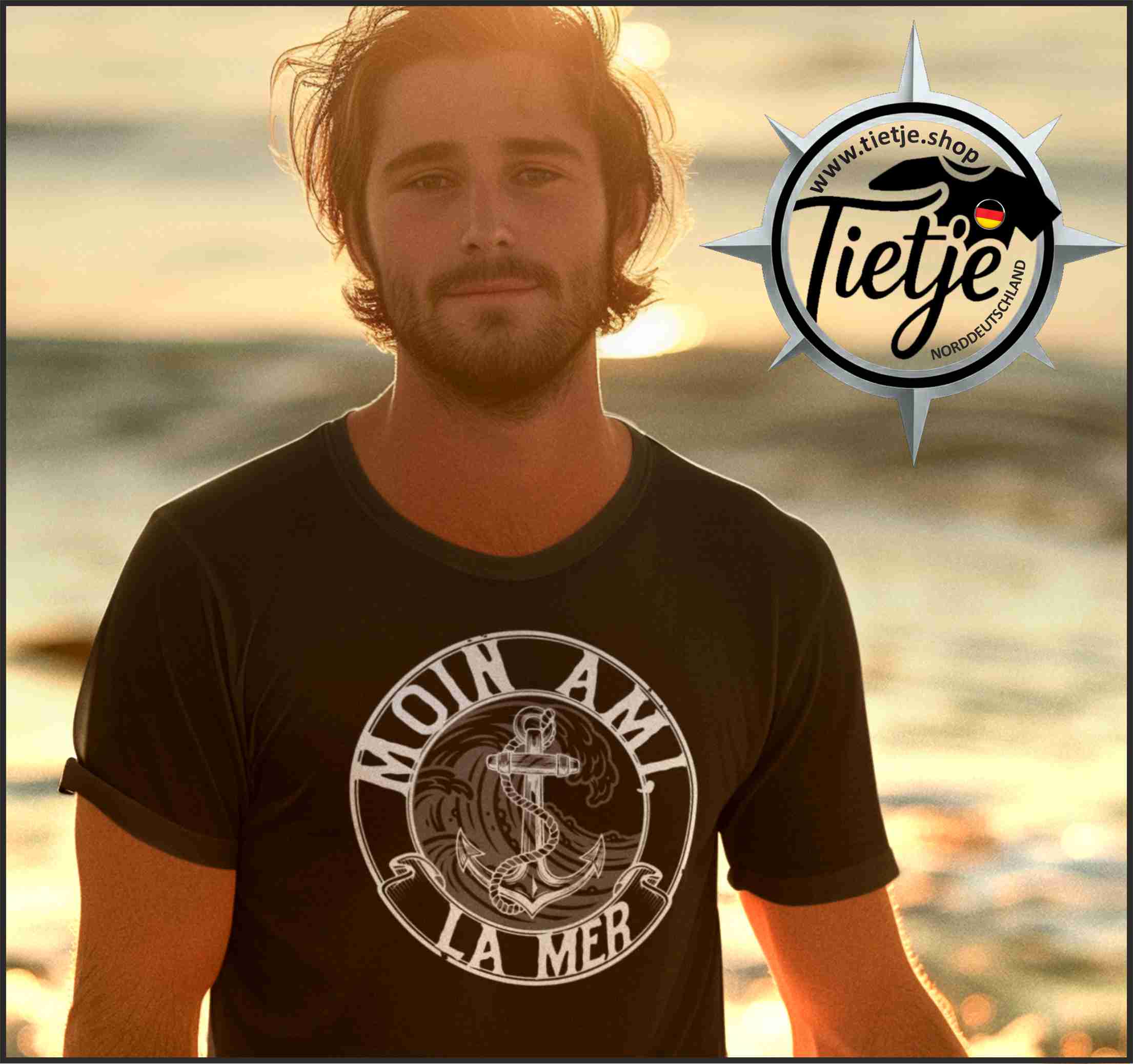FUN & SUN - MOiN AMI LA MER  - Herren Shirt