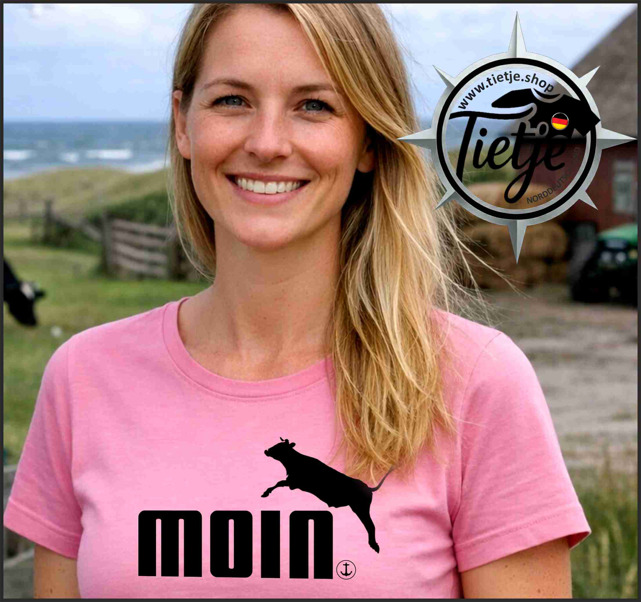 FUN & SUN - MOIN  - Damen Premiumshirt
