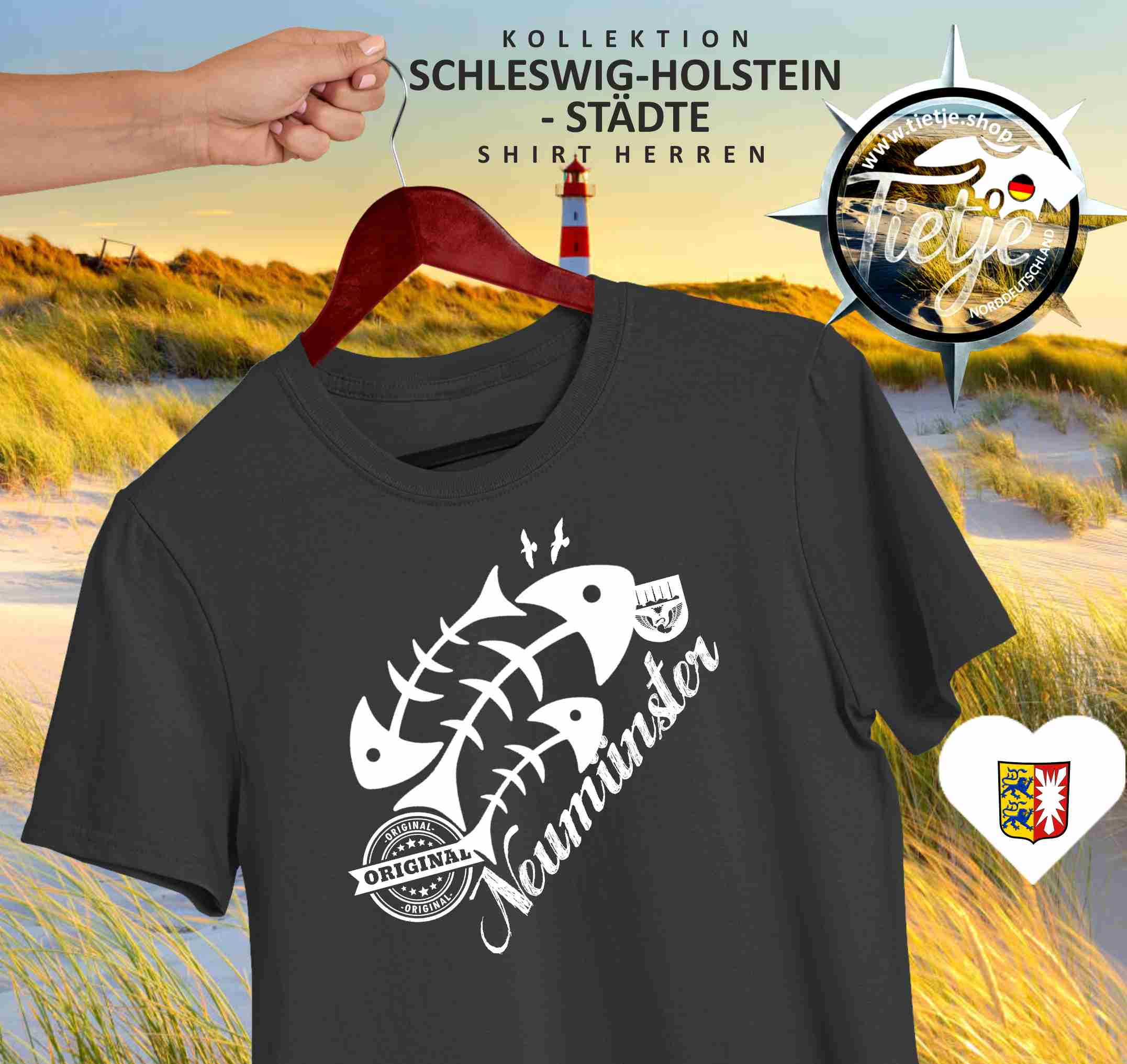 SCHLESWIG-HOLSTEIN - Städte - Neumünster  - Herren Shirt
