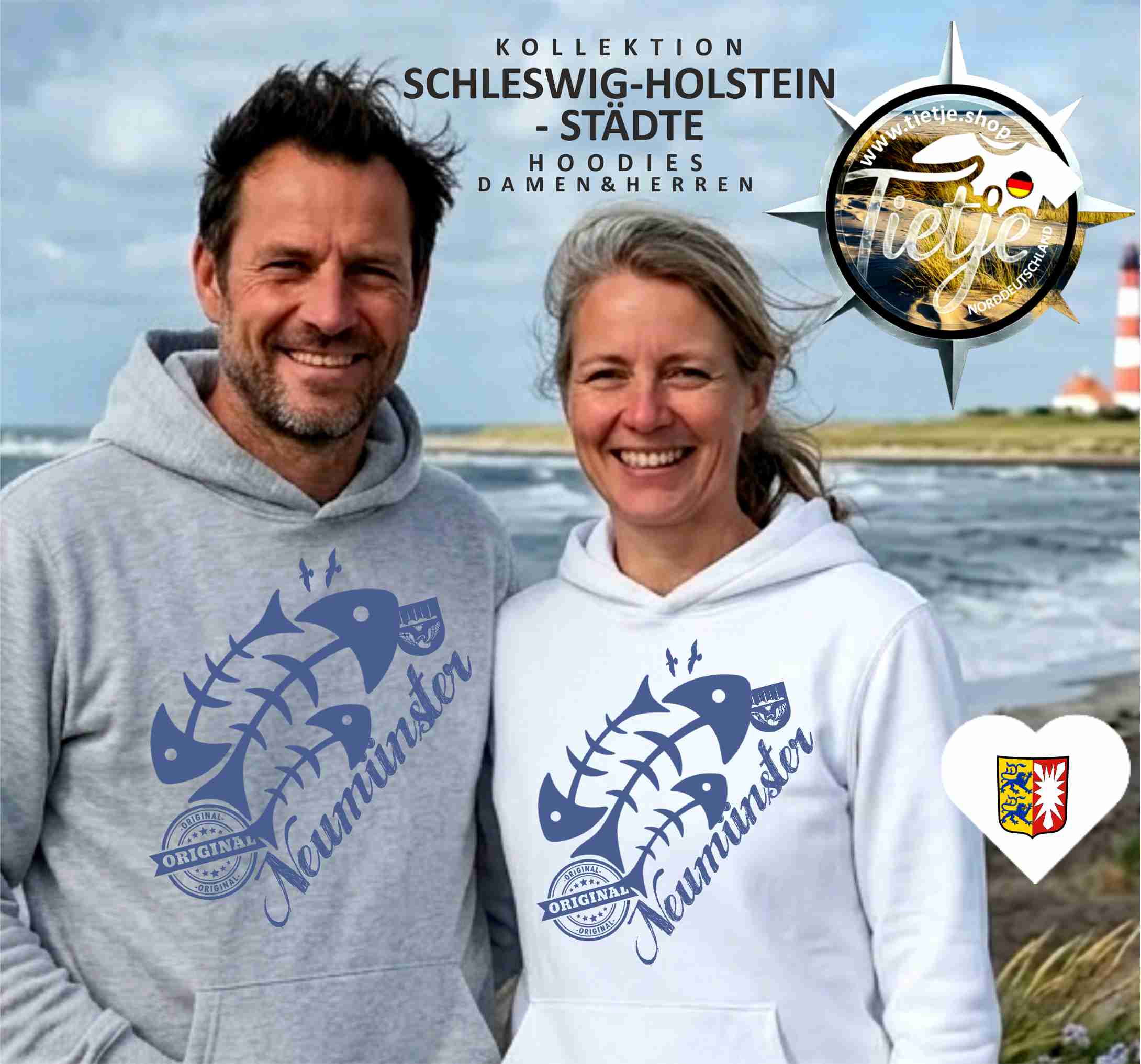 SCHLESWIG-HOLSTEIN - Städte - Neumünster  - Unisex Kapuzenpullover Hoodie