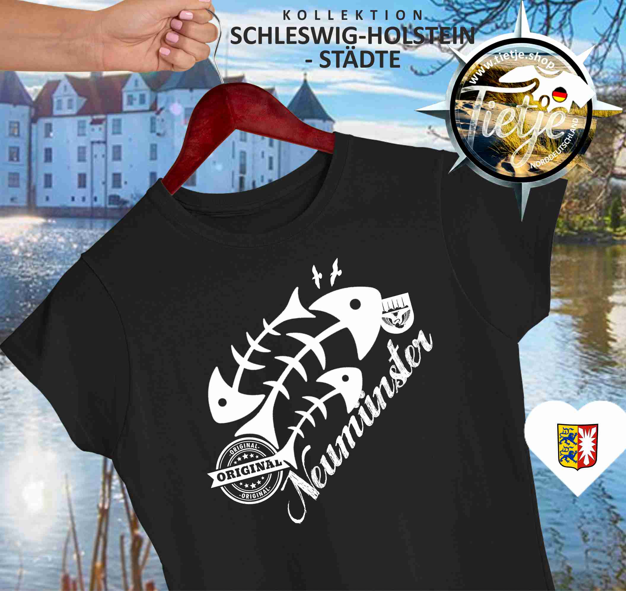 SCHLESWIG-HOLSTEIN - Städte - Neumünster  - Damen Premiumshirt