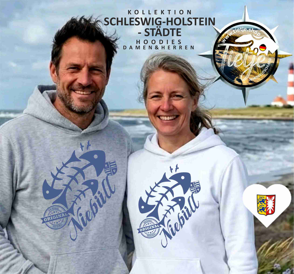 SCHLESWIG-HOLSTEIN - Städte - Niebüll  - Unisex Kapuzenpullover Hoodie