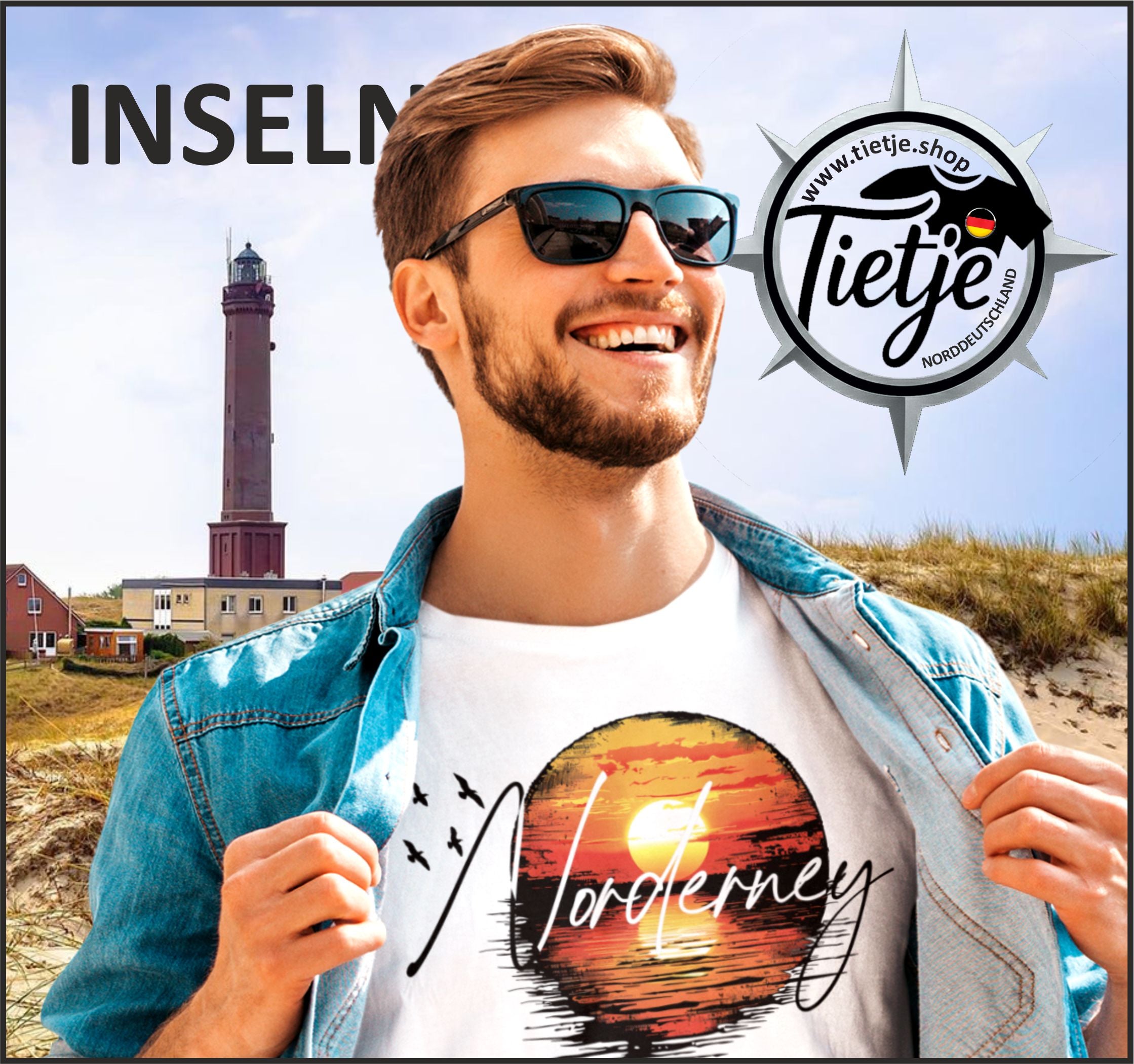 INSELN - NORDERNEY  - Herren Shirt