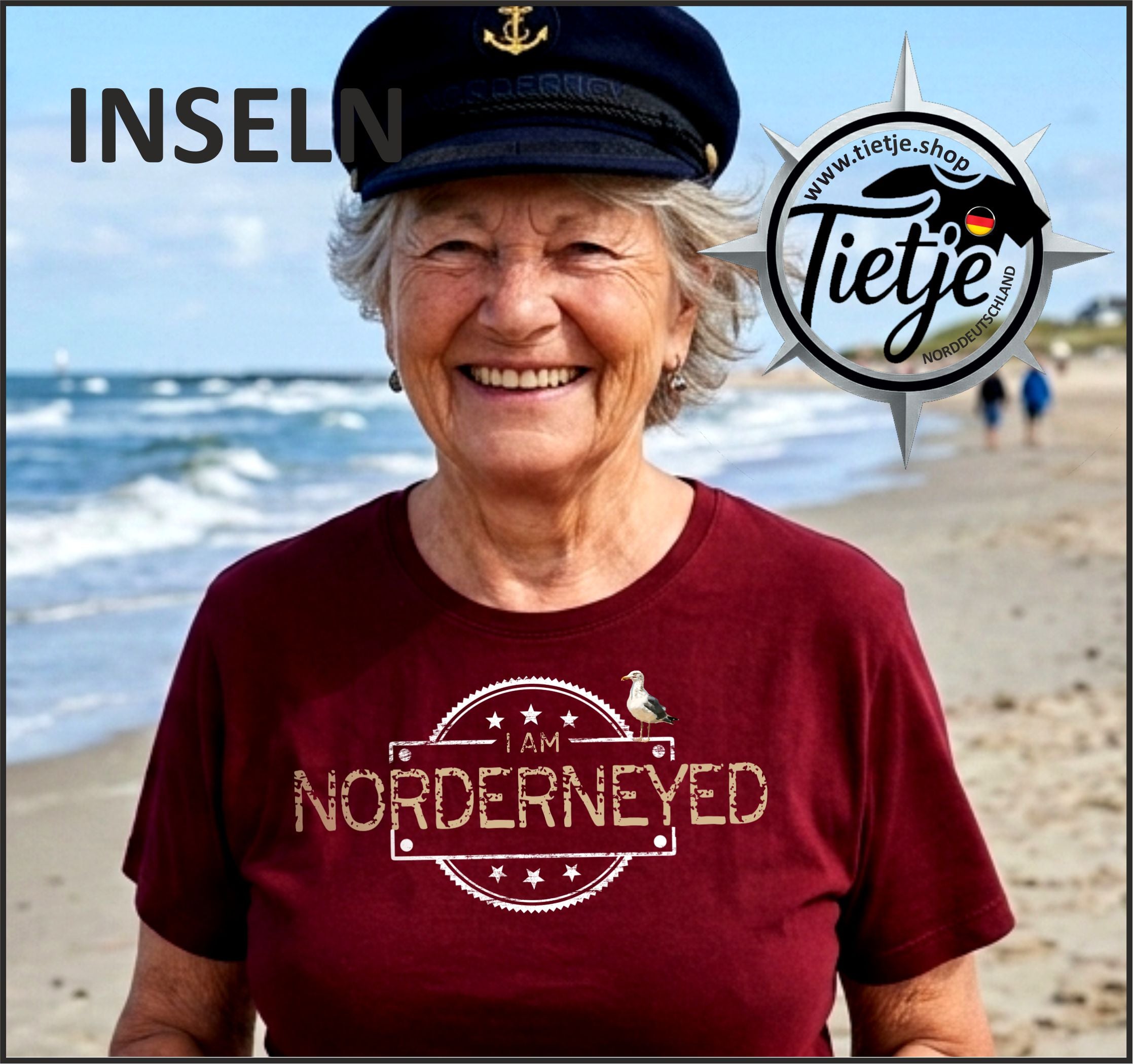 INSELN - NORDERNEYED  - Damen Premiumshirt