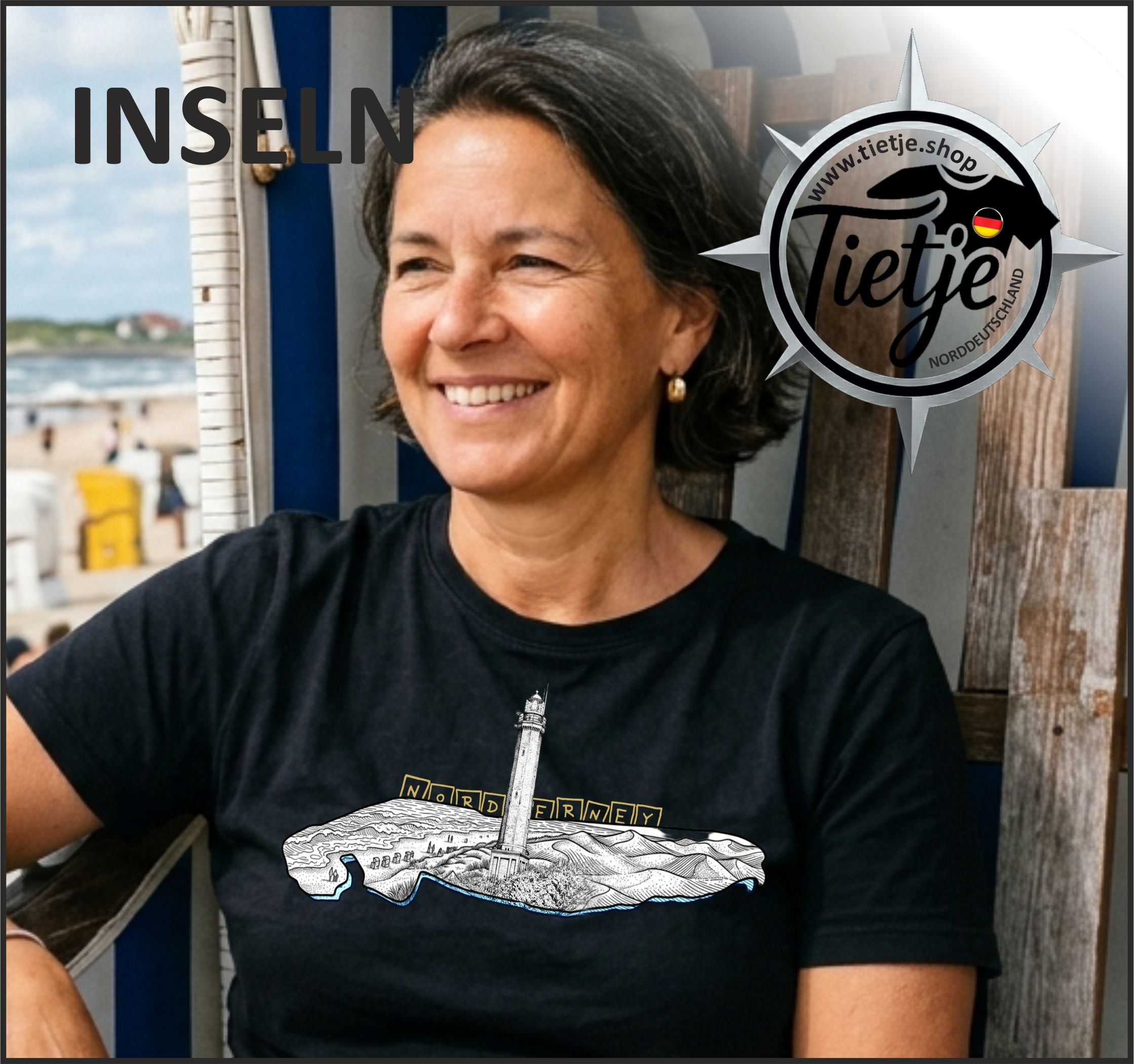 INSELN - NORDERNEY  - Damen Premiumshirt