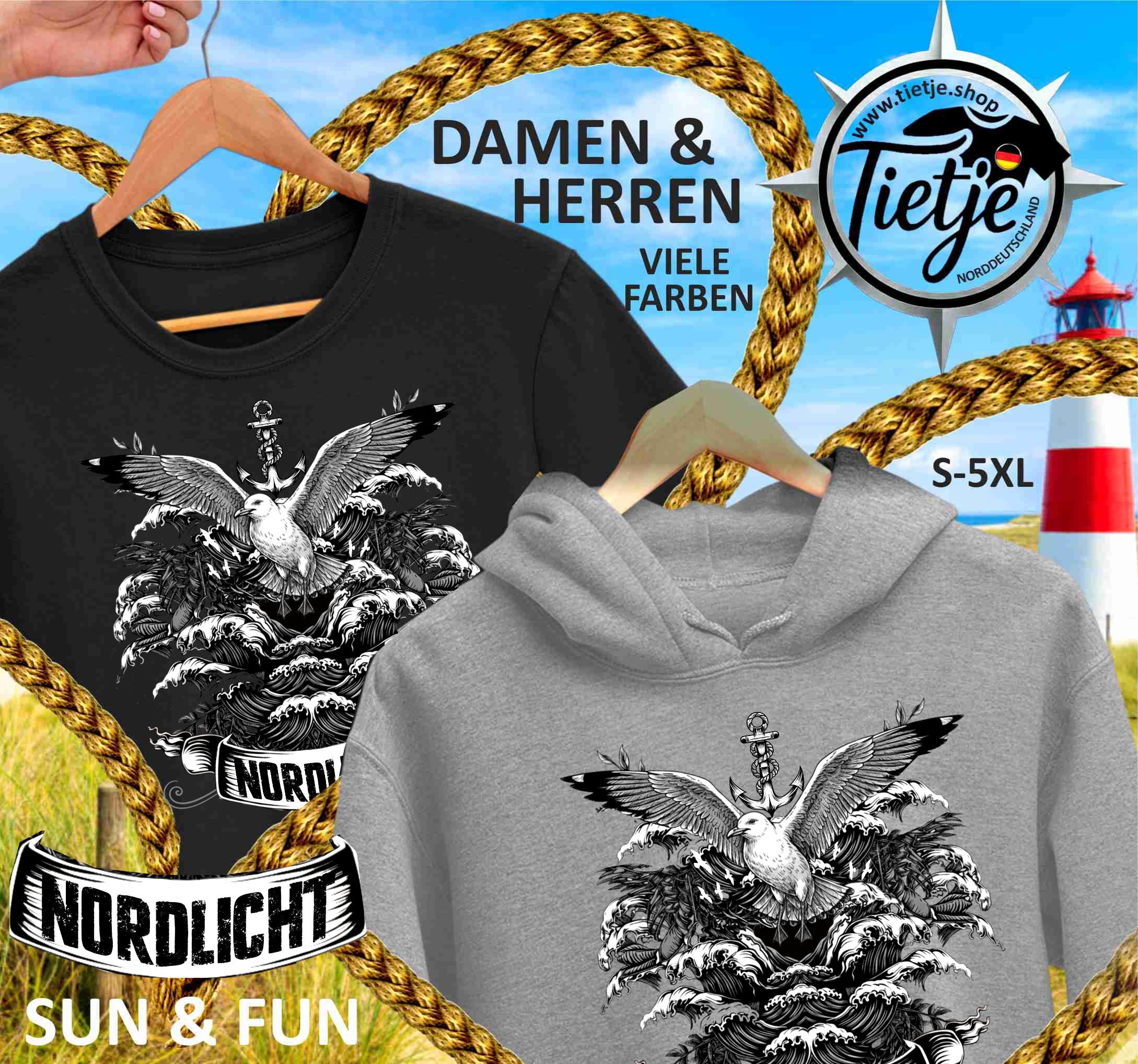 FUN & SUN - NORDLICHT  - Herren Shirt
