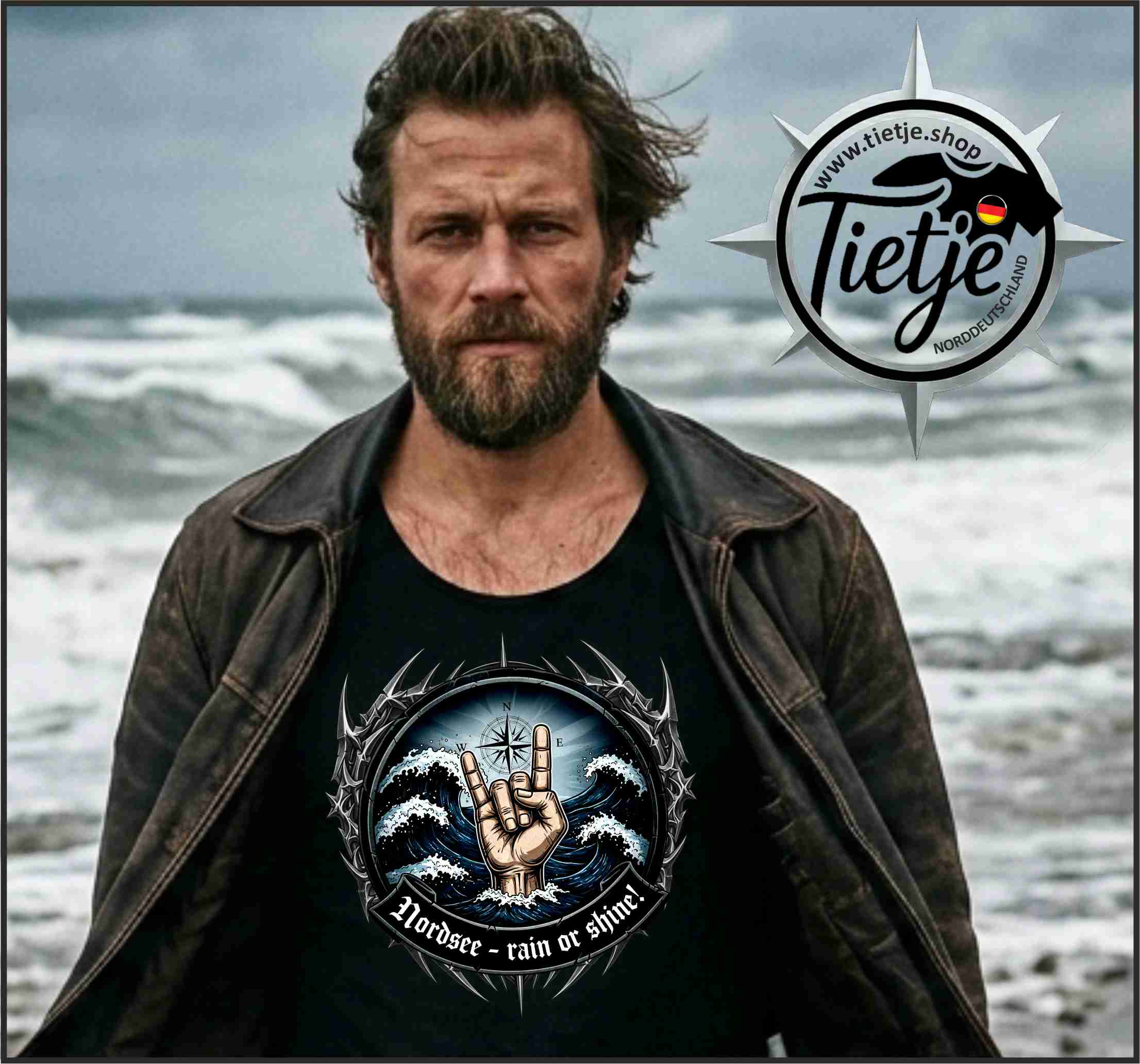 FUN & SUN - NORDSEE - RAIN or SHINE  - Herren Shirt
