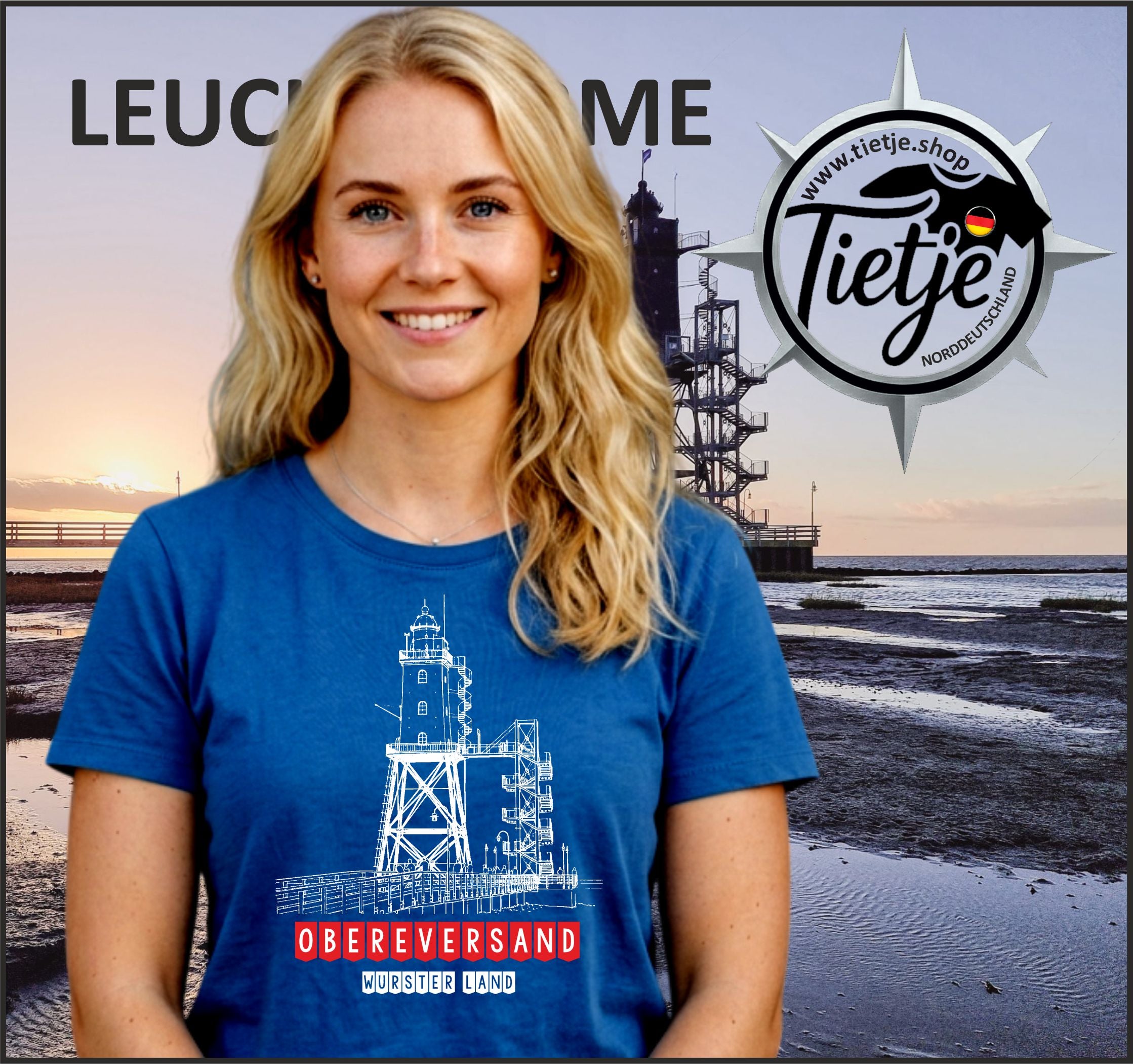 LEUCHTTÜRME - OBEREVERSAND  - Damen Premiumshirt