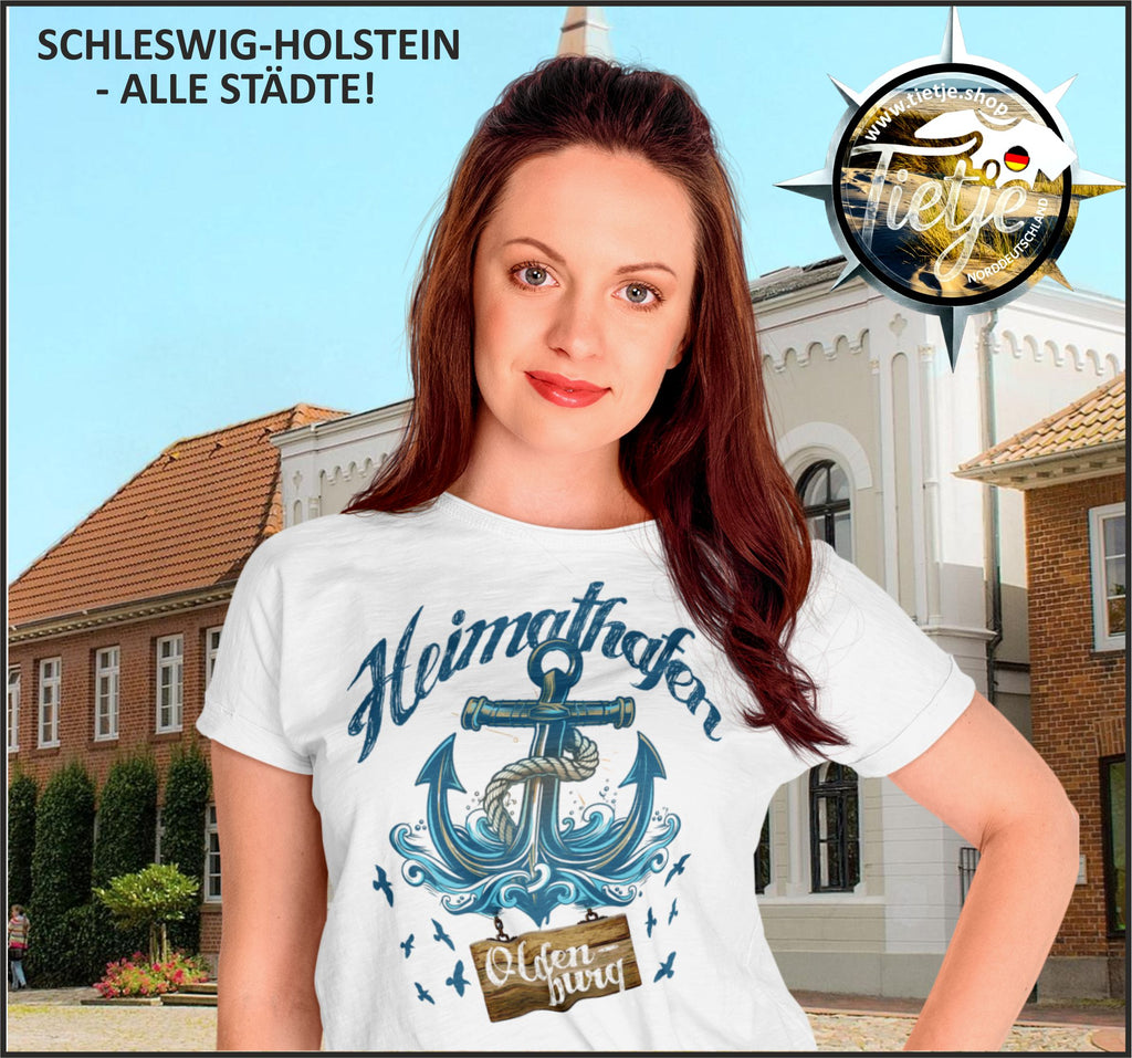 SCHLESWIG-HOLSTEIN - HEIMATHAFEN - Oldenburg  - Damen Premiumshirt