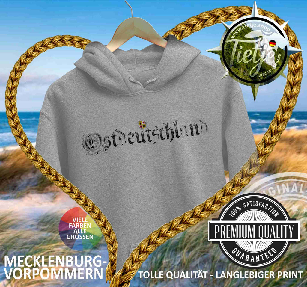 MECKLENBURG-VORPOMMERN - OSTDEUTSCHLAND  - Unisex Kapuzenpullover Hoodie