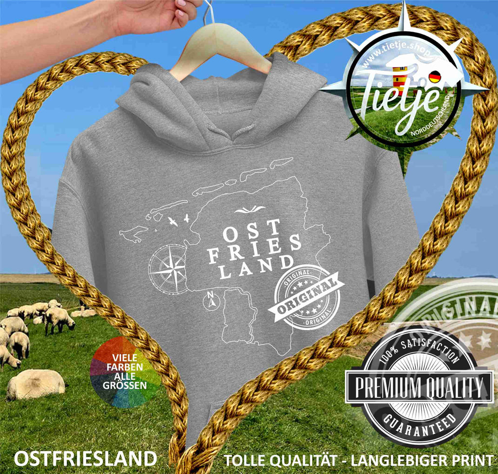 OSTFRIESLAND - ORIGINAL  - Unisex Kapuzenpullover Hoodie