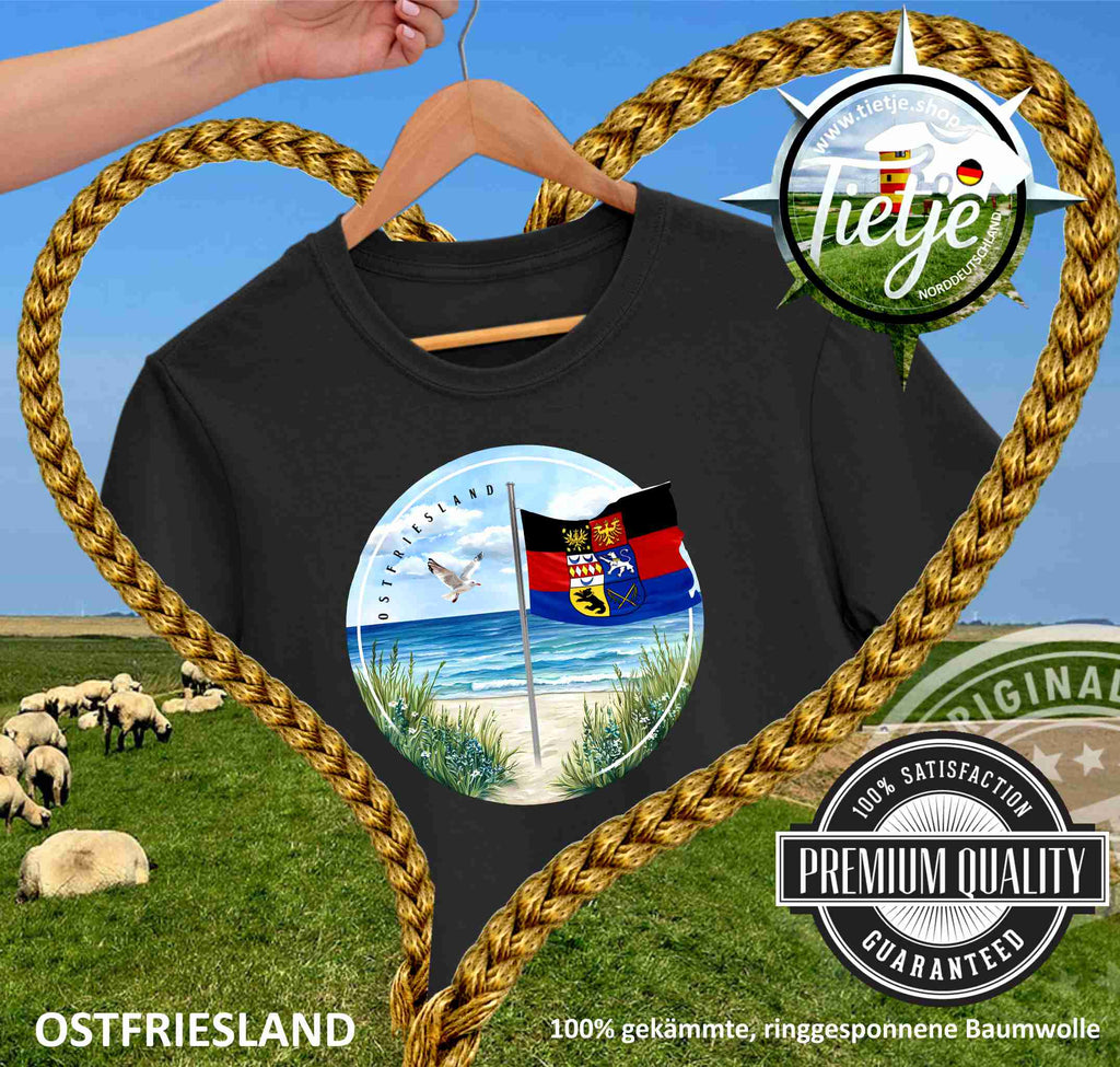 OSTFRIESLAND -  FLAGGE  - Herren Shirt