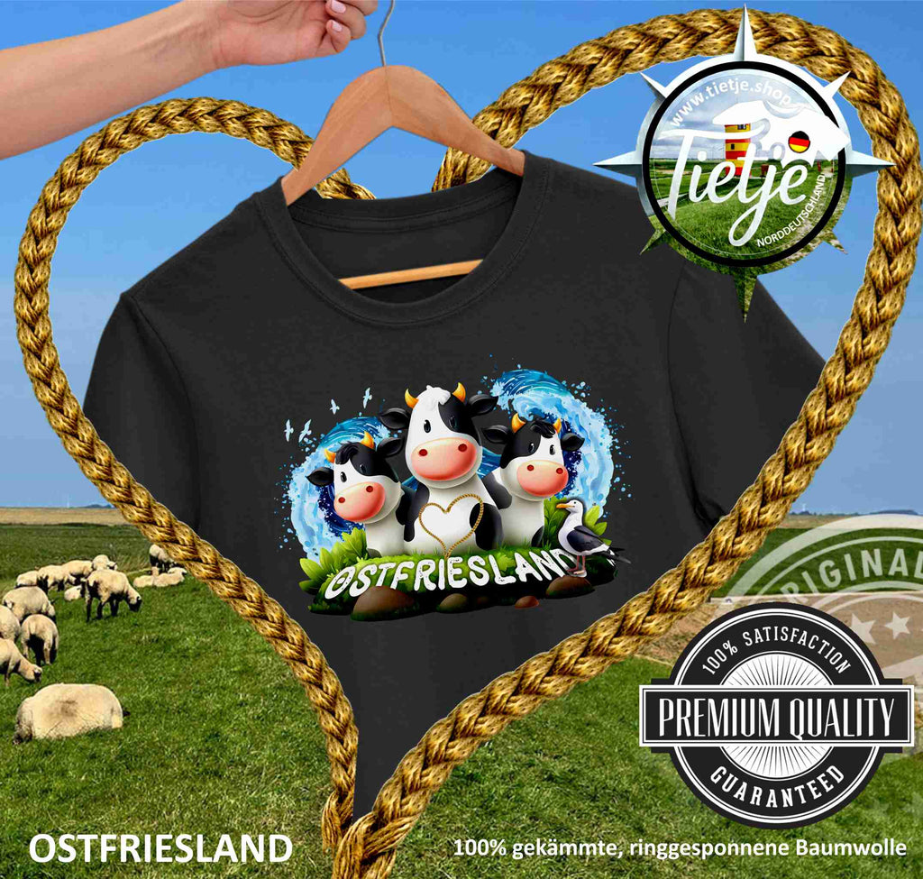 OSTFRIESLAND - LOVE  - Damen Premiumshirt