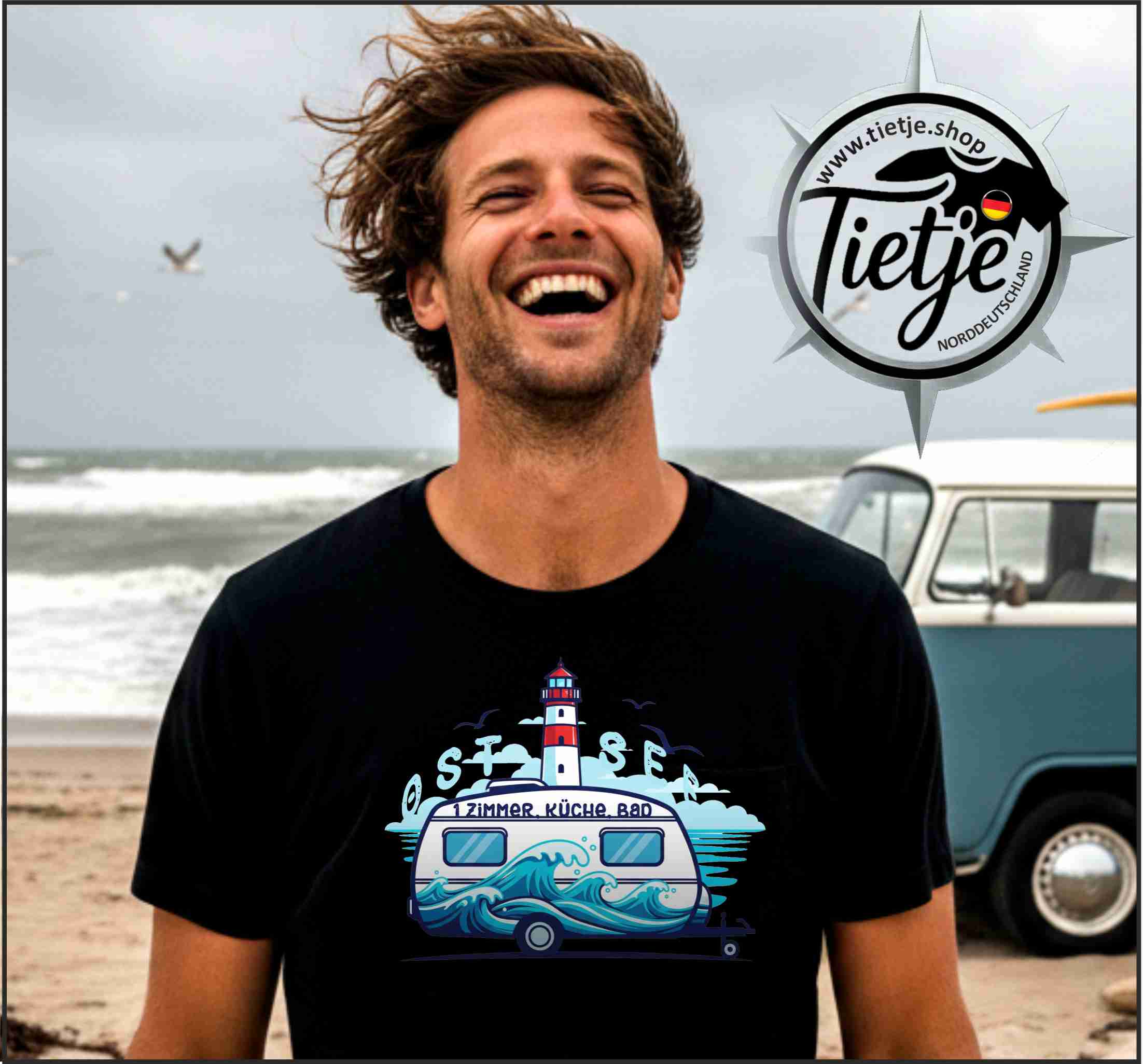 FUN & SUN - OSTSEE - 1 ZKB  - Herren Shirt
