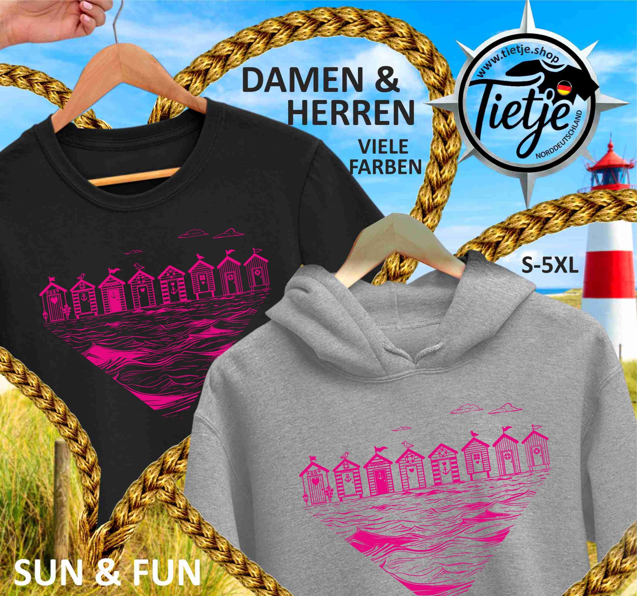 FUN & SUN - BEACH  - Unisex Kapuzenpullover Hoodie