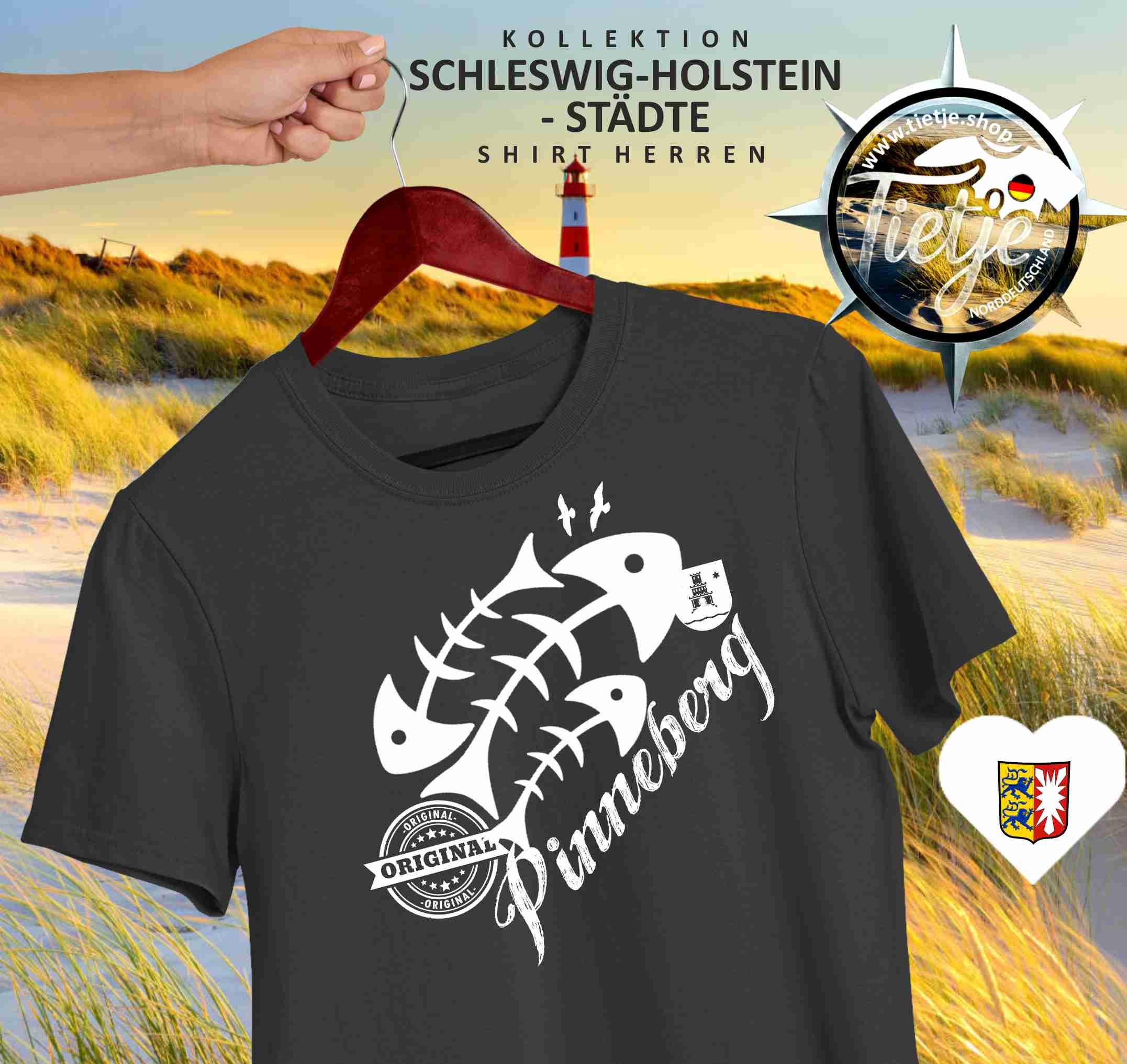 SCHLESWIG-HOLSTEIN - Städte - Pinneberg  - Herren Shirt