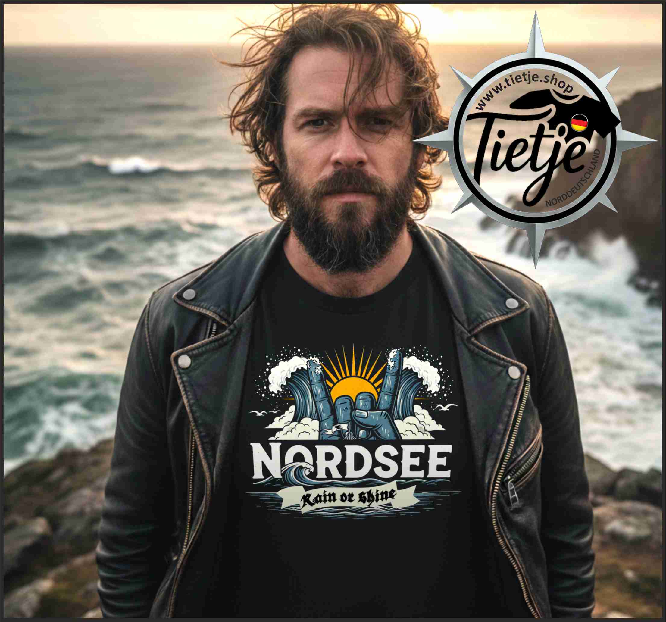 FUN & SUN - NORDSEE - RAIN or SHINE  - Herren Shirt