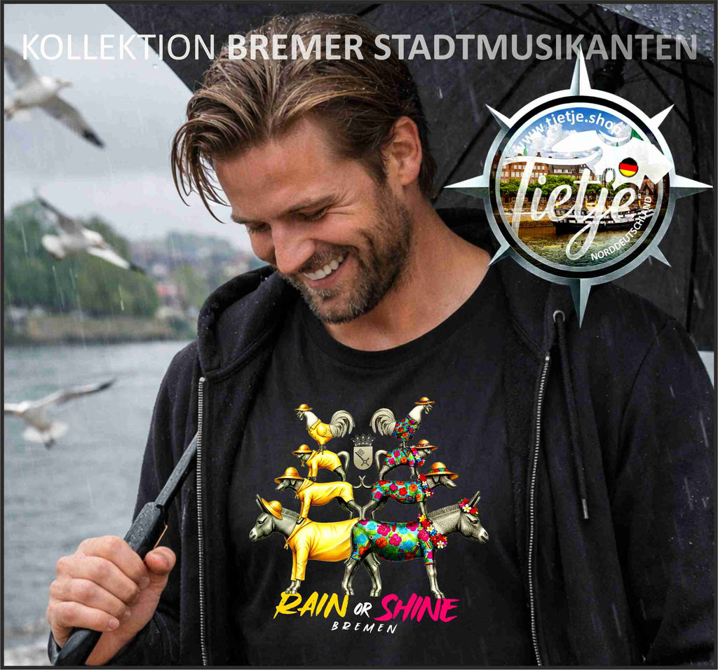 BREMEN - Stadtmusikanten - RAIN or SHINE  - Herren Shirt