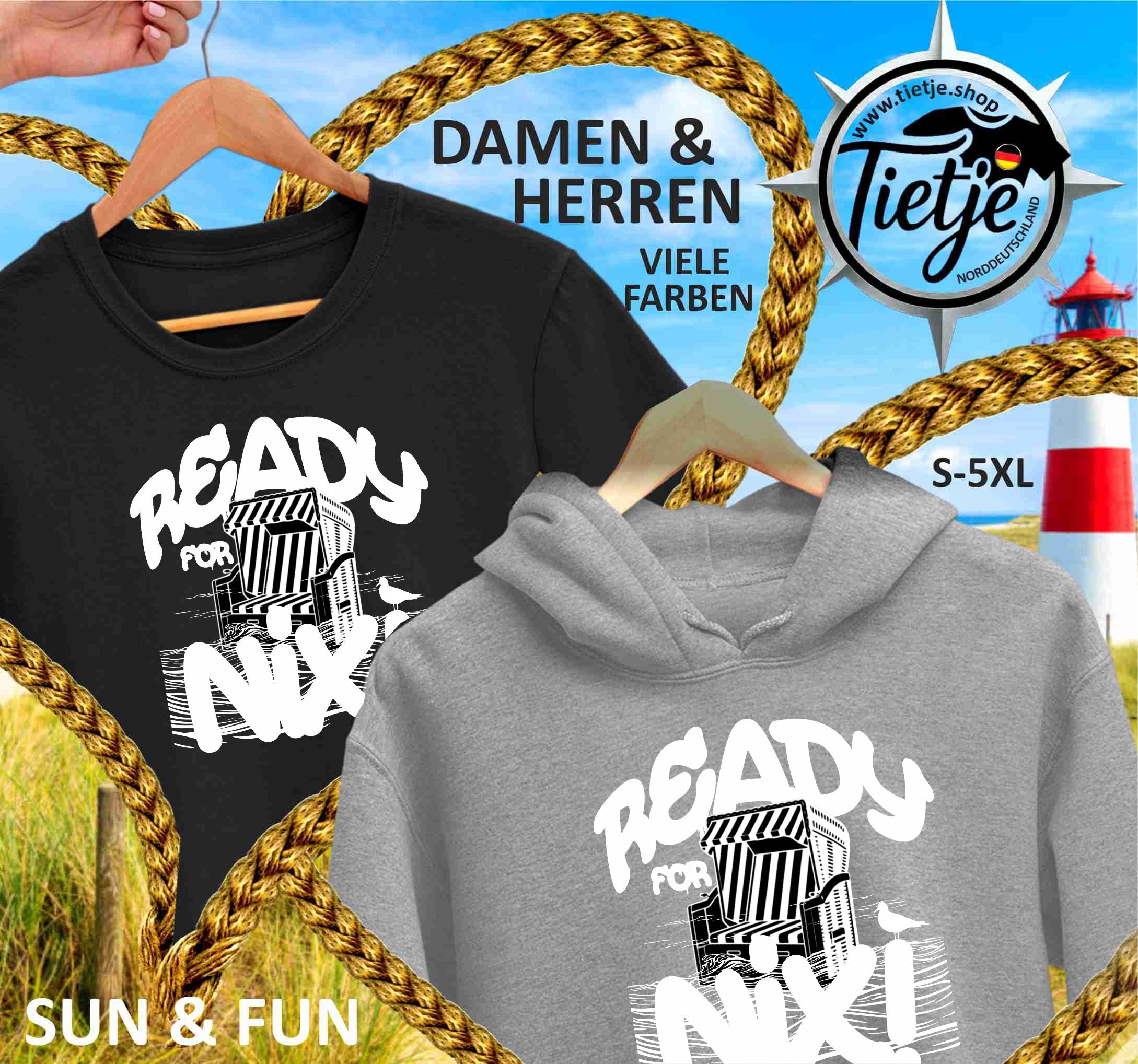 FUN & SUN - READY for NIX!  - Damen Premiumshirt