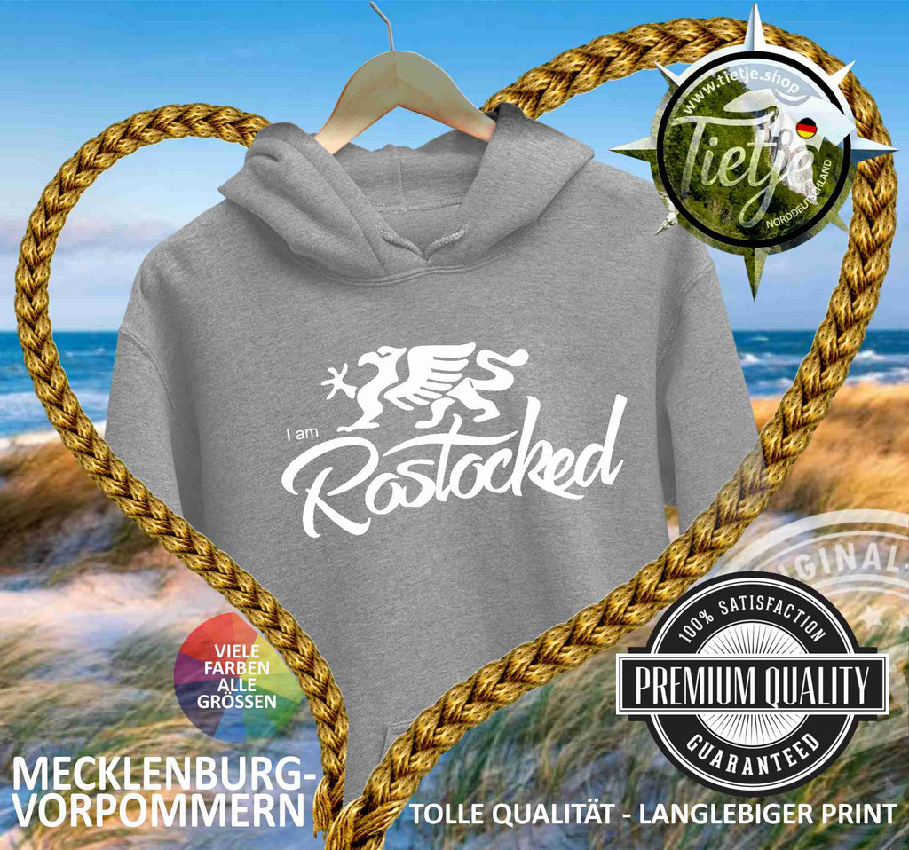 MECKLENBURG-VORPOMMERN - Städte - ROSTOCKED  - Unisex Kapuzenpullover Hoodie